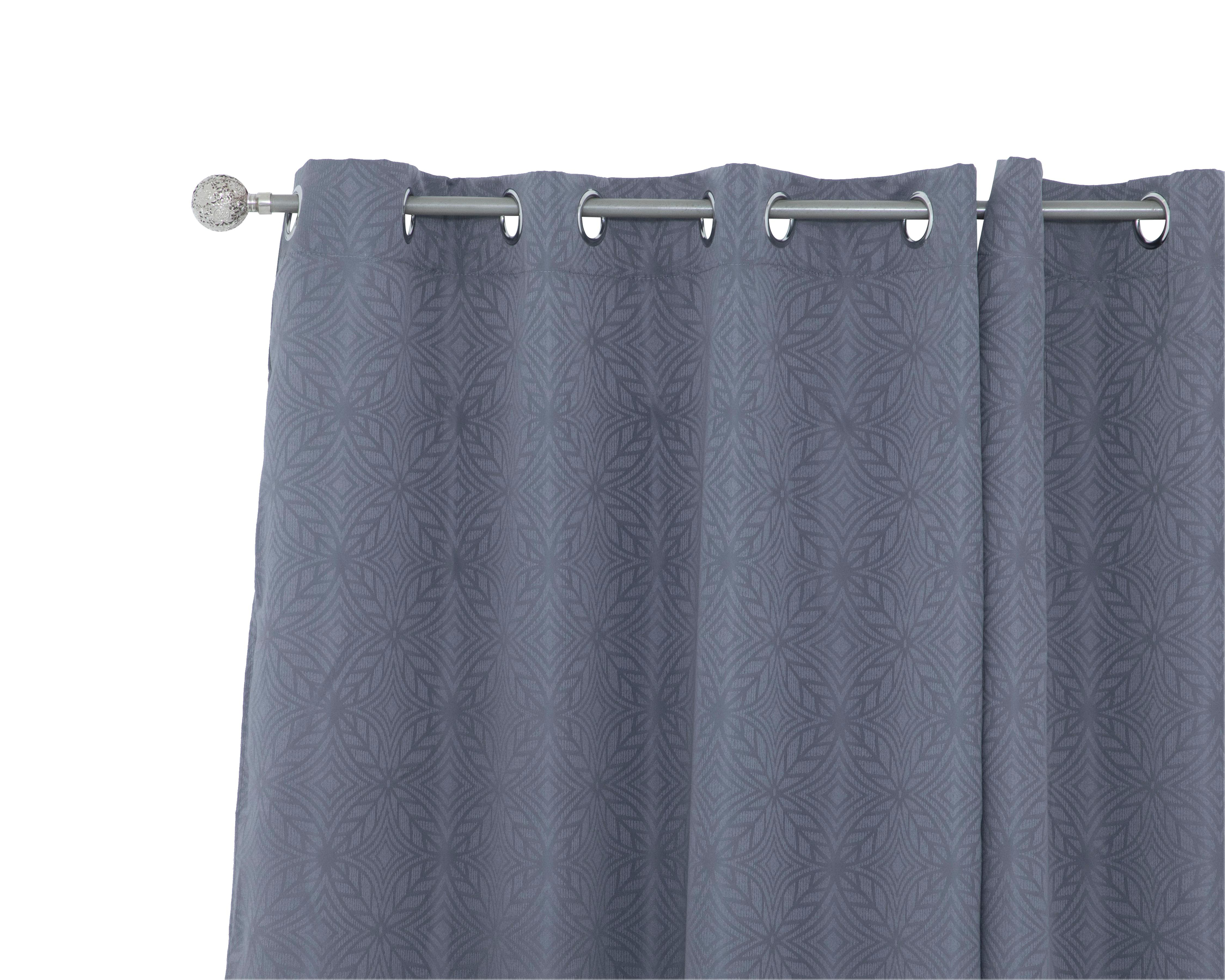 Foto 2 | Cortinas Araceli 137 x 225 cm Gris