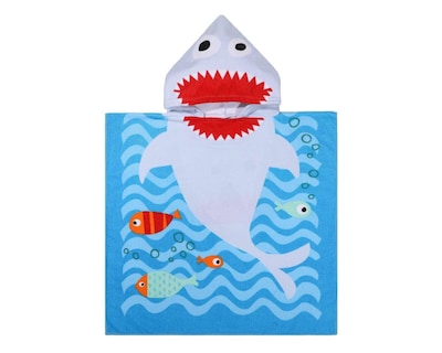 Foto 1 | Toalla de Baño Kiddie Shark Azul