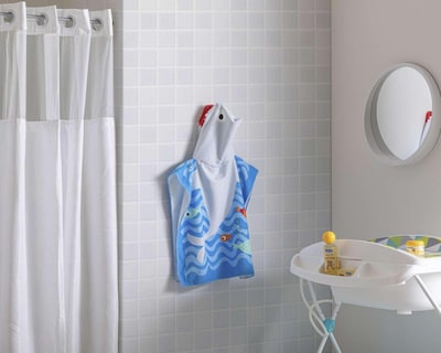 Foto 4 | Toalla de Baño Kiddie Shark Azul