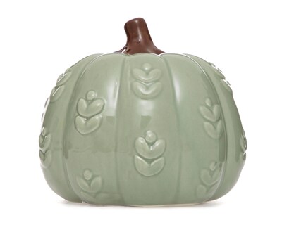 Foto 1 | Escultura de Calabaza Luna de Cerámica