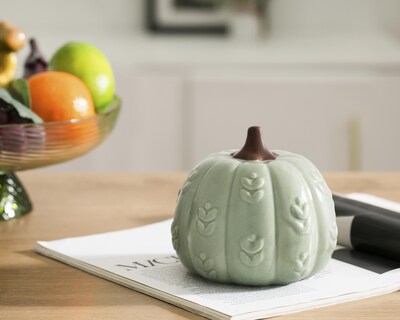 Foto 4 | Escultura de Calabaza Luna de Cerámica