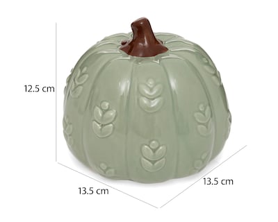 Foto 5 | Escultura de Calabaza Luna de Cerámica