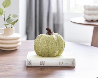 Foto 4 | Escultura de Calabaza Elsie de Cerámica