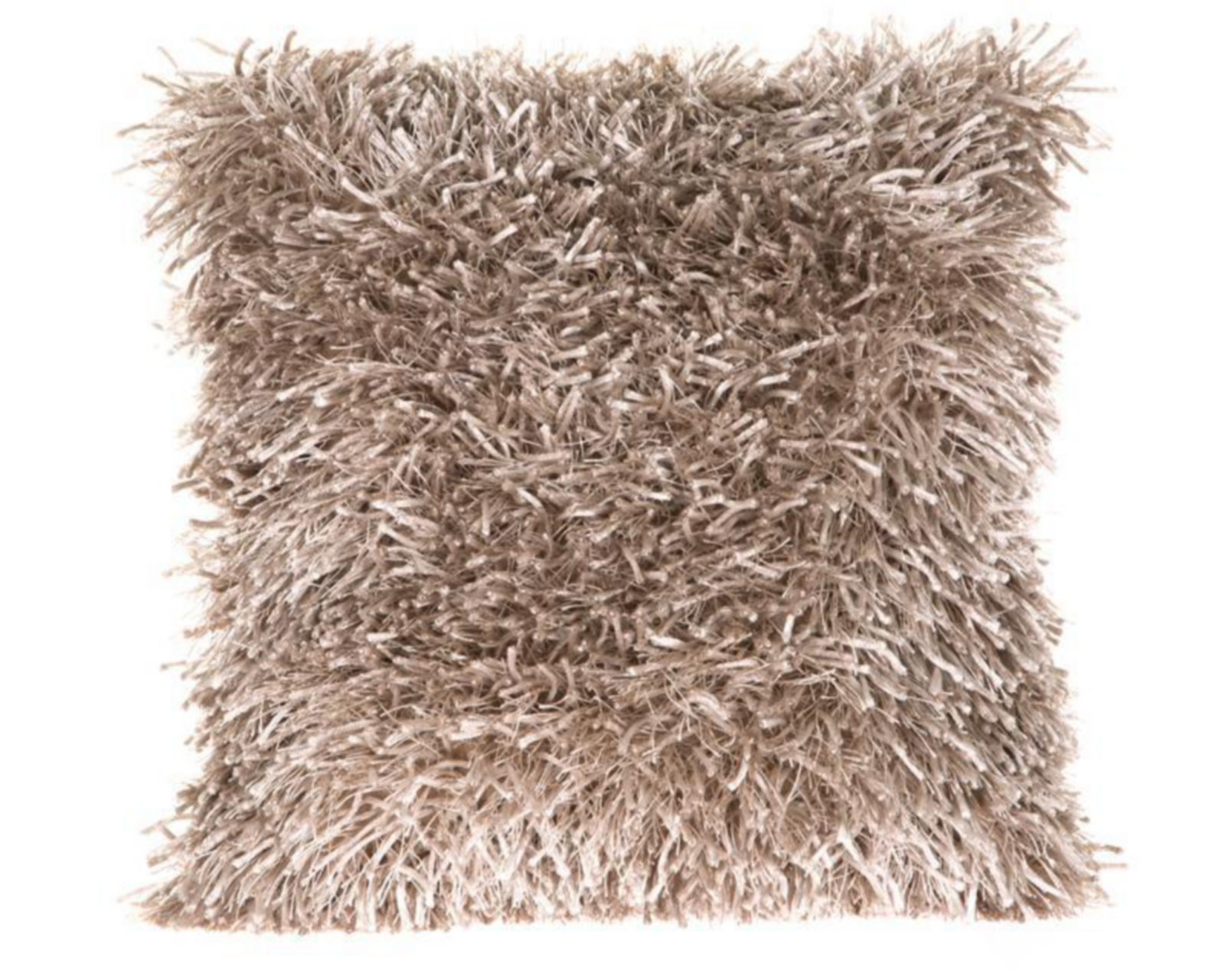 Foto 2 pulgar | Cojín Decorativo Shaggy Beige