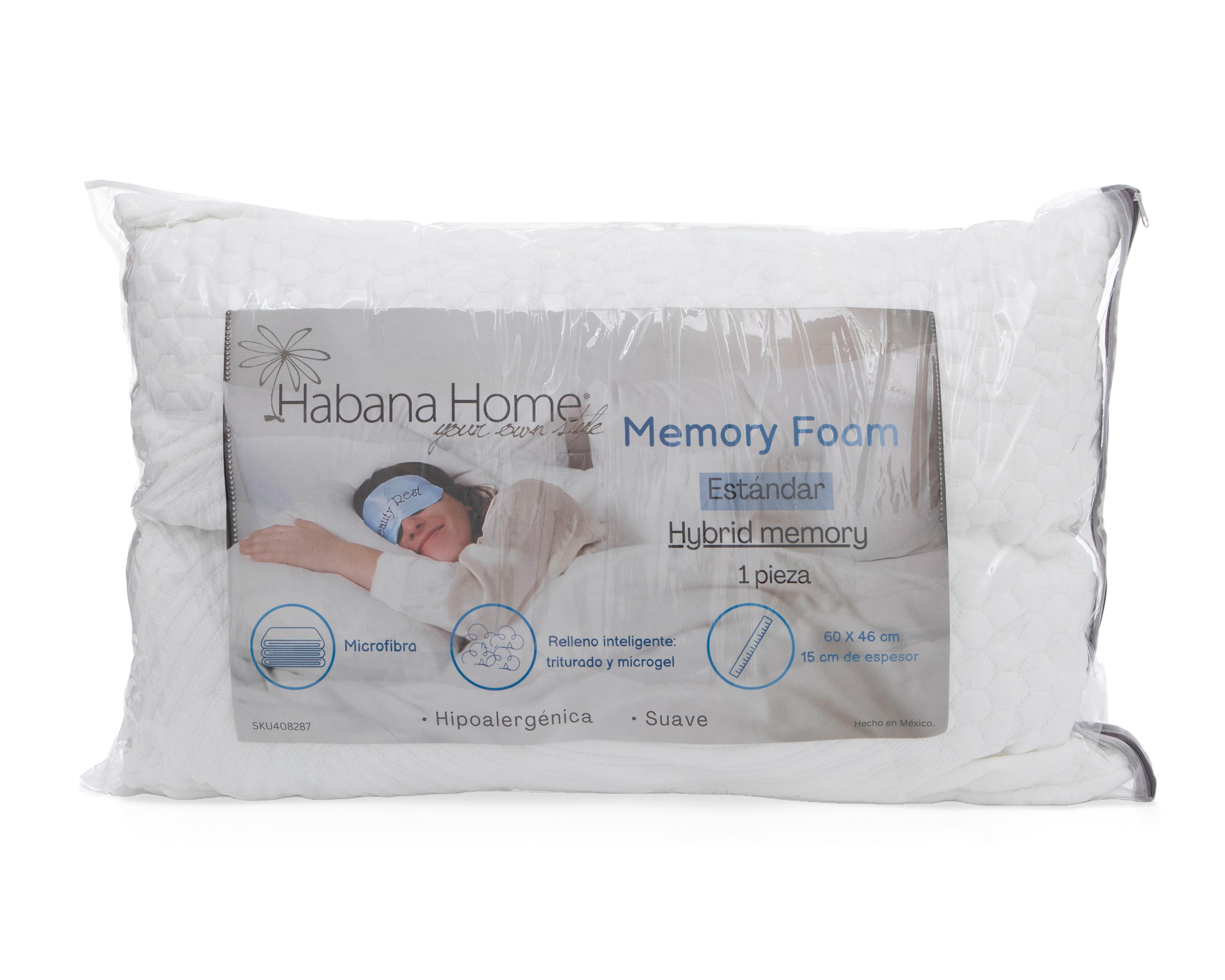 Foto 2 | Almohada Habana Home Estándar Suave  Memory Foam