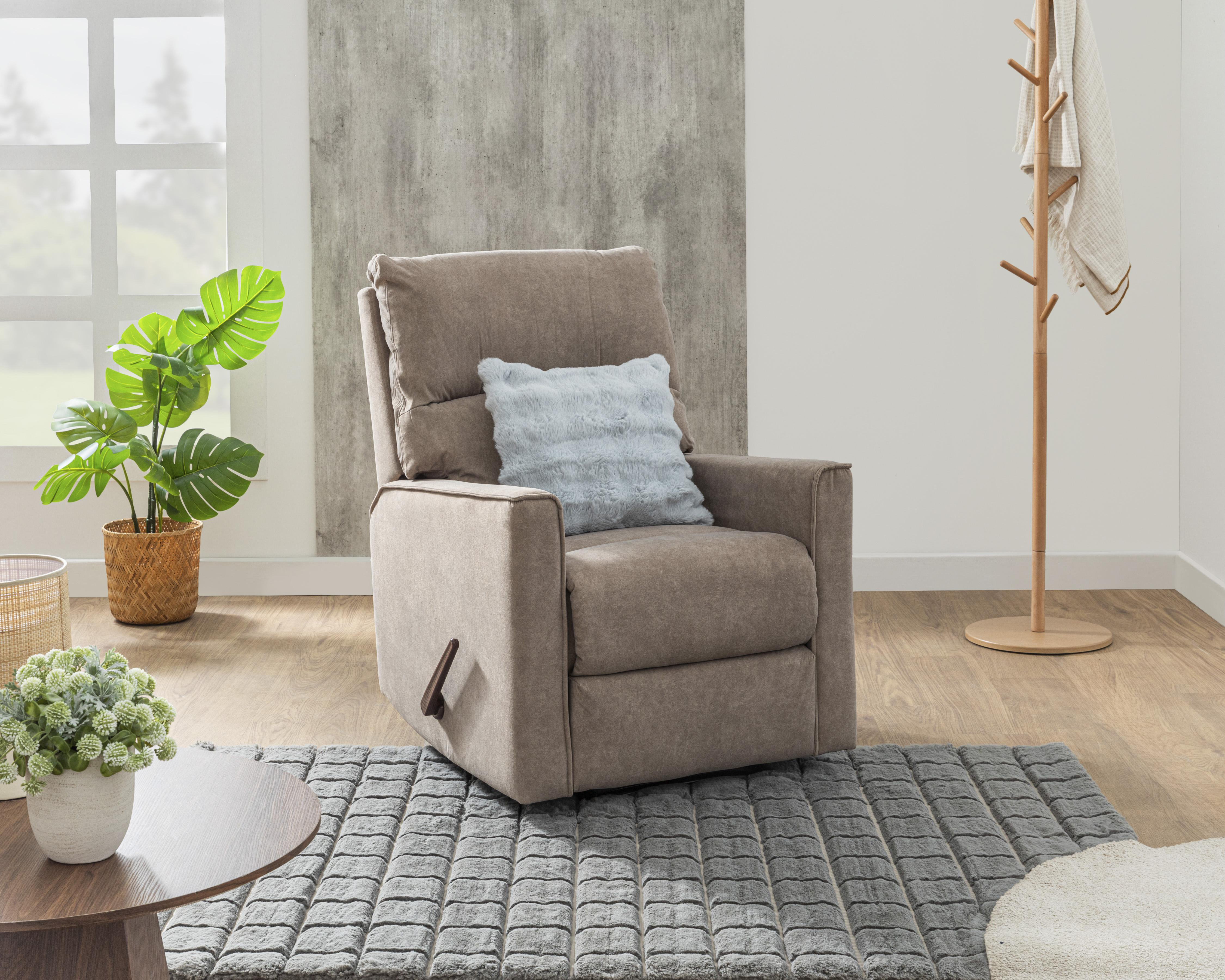 Sillón Reclinable Taupe Ikal Jessica