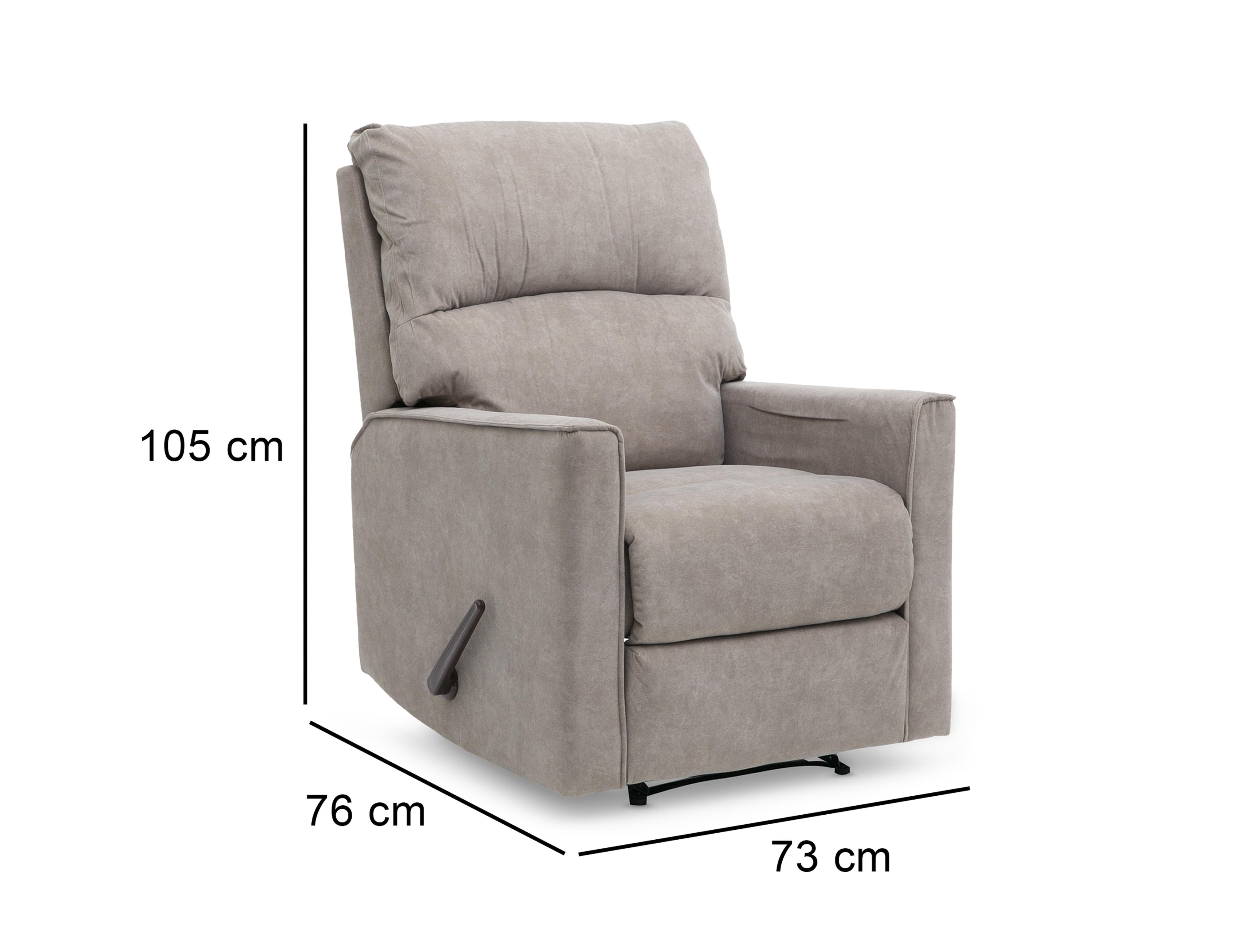 Foto 8 pulgar | Sillón Reclinable Taupe Ikal Jessica
