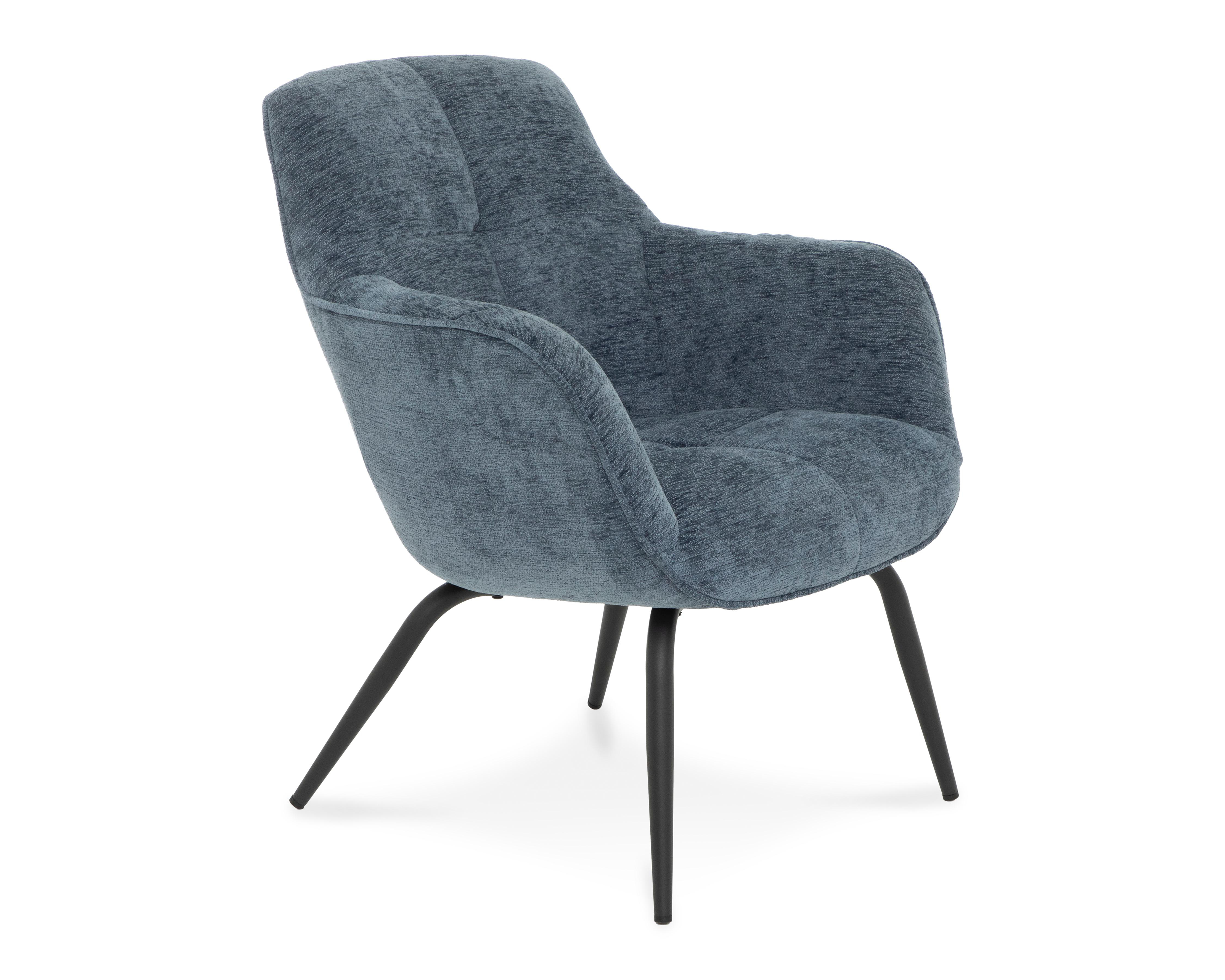 Foto 3 pulgar | Sillón Ocasional Azul Ikal Abigaíl