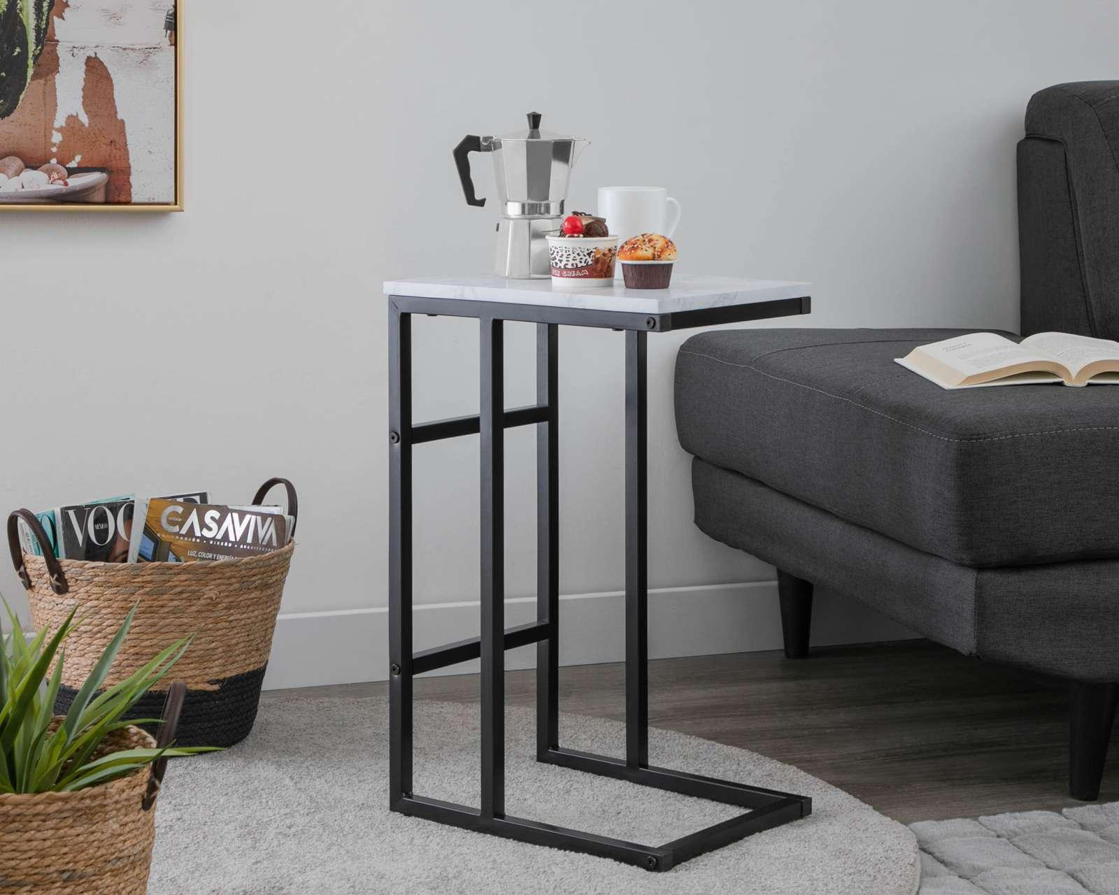 Mesa Lateral Ikal Blanca