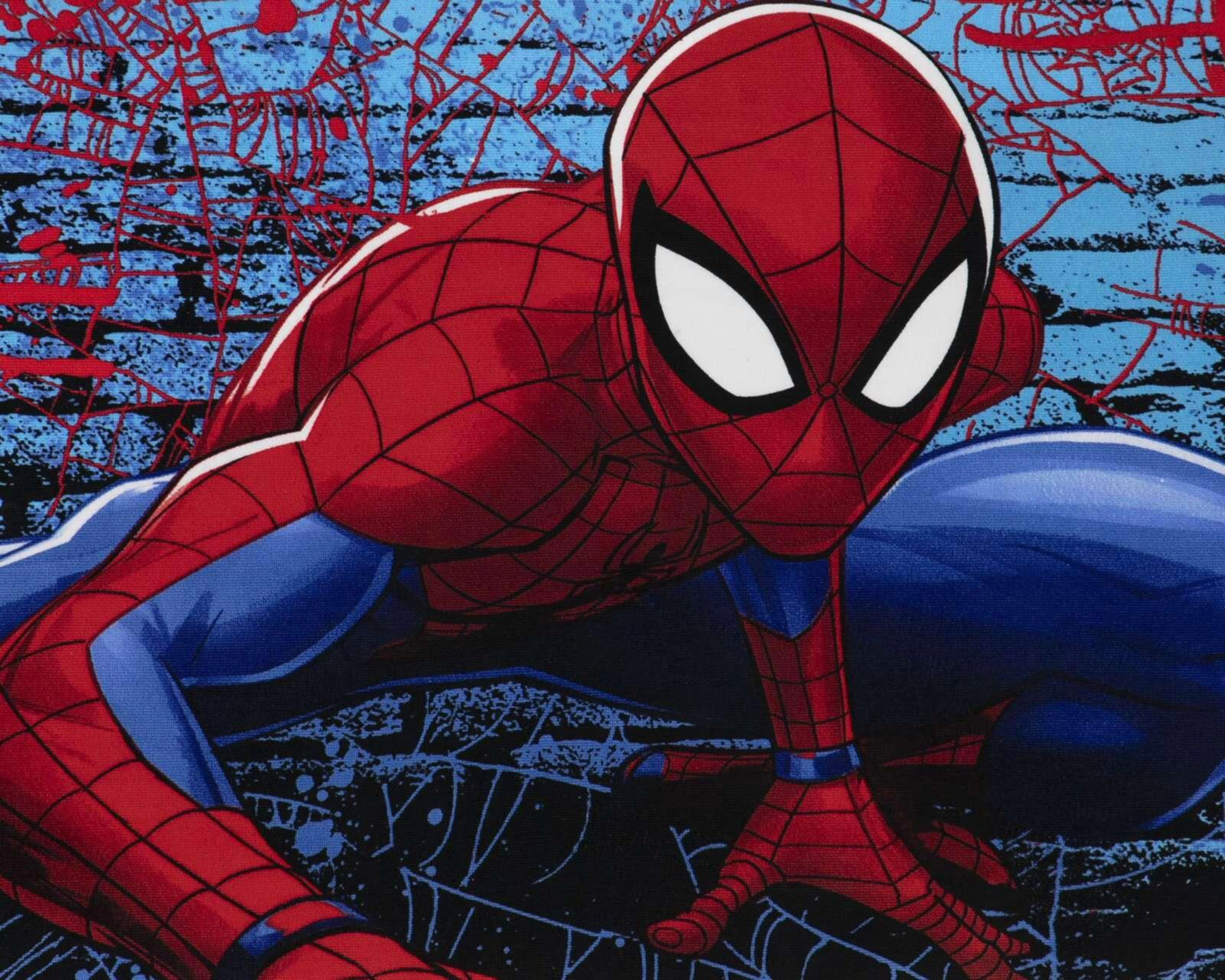 Foto 4 pulgar | Toalla de Baño Spider-Man Marvel Azul