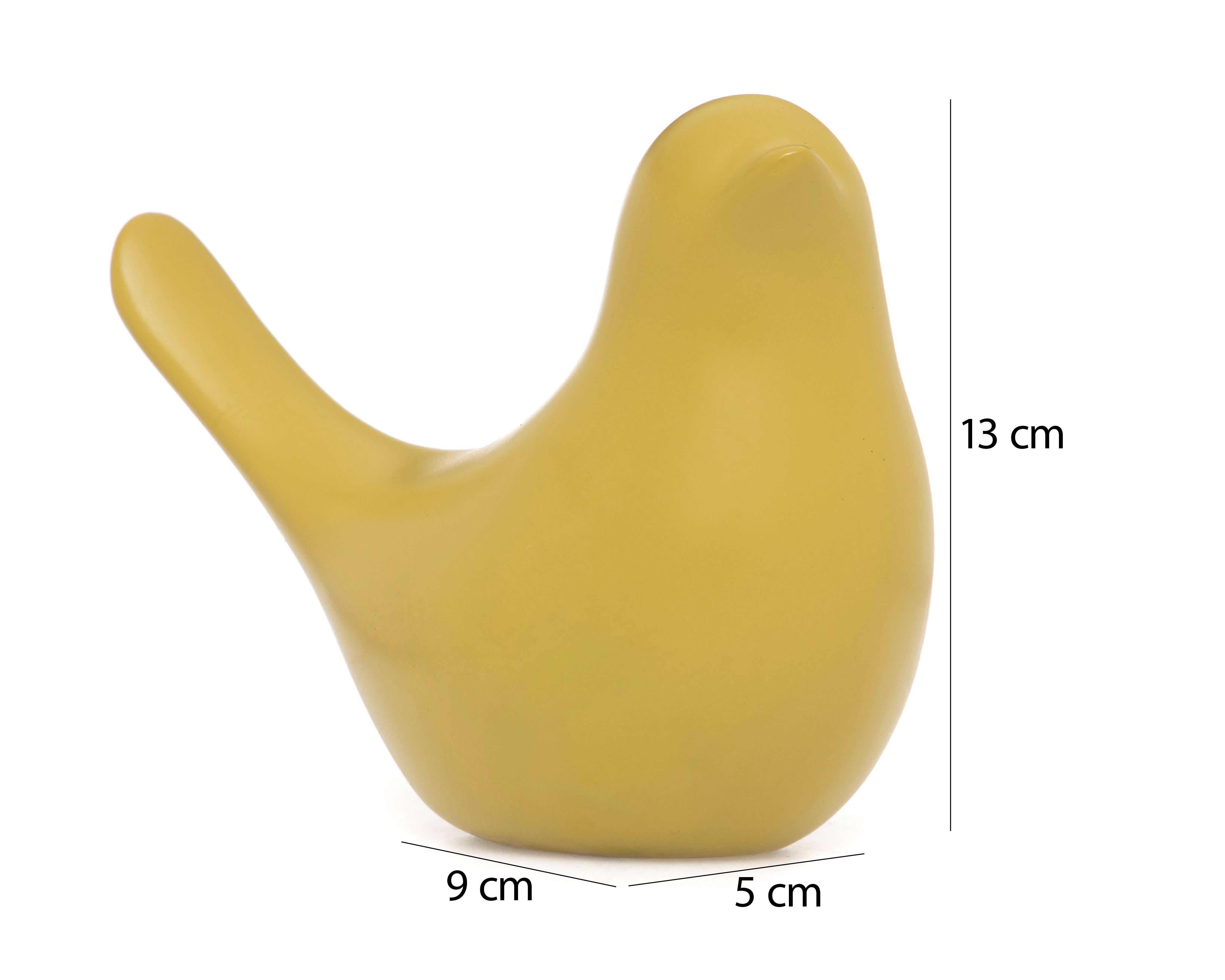Foto 7 pulgar | Figura Decorativa de Pájaro Pinky de Resina
