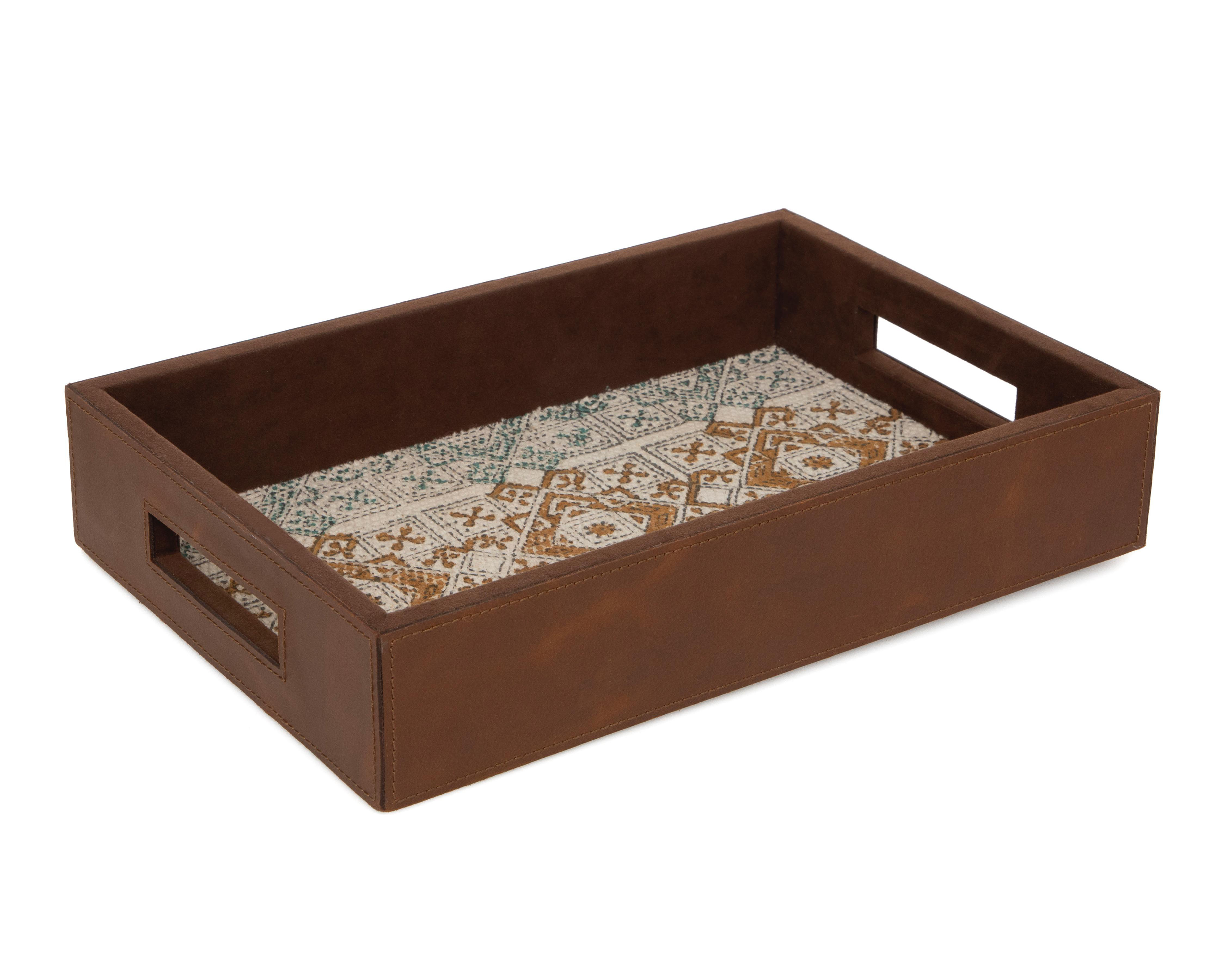 Charola Decorativa Rectangular Russia de Madera