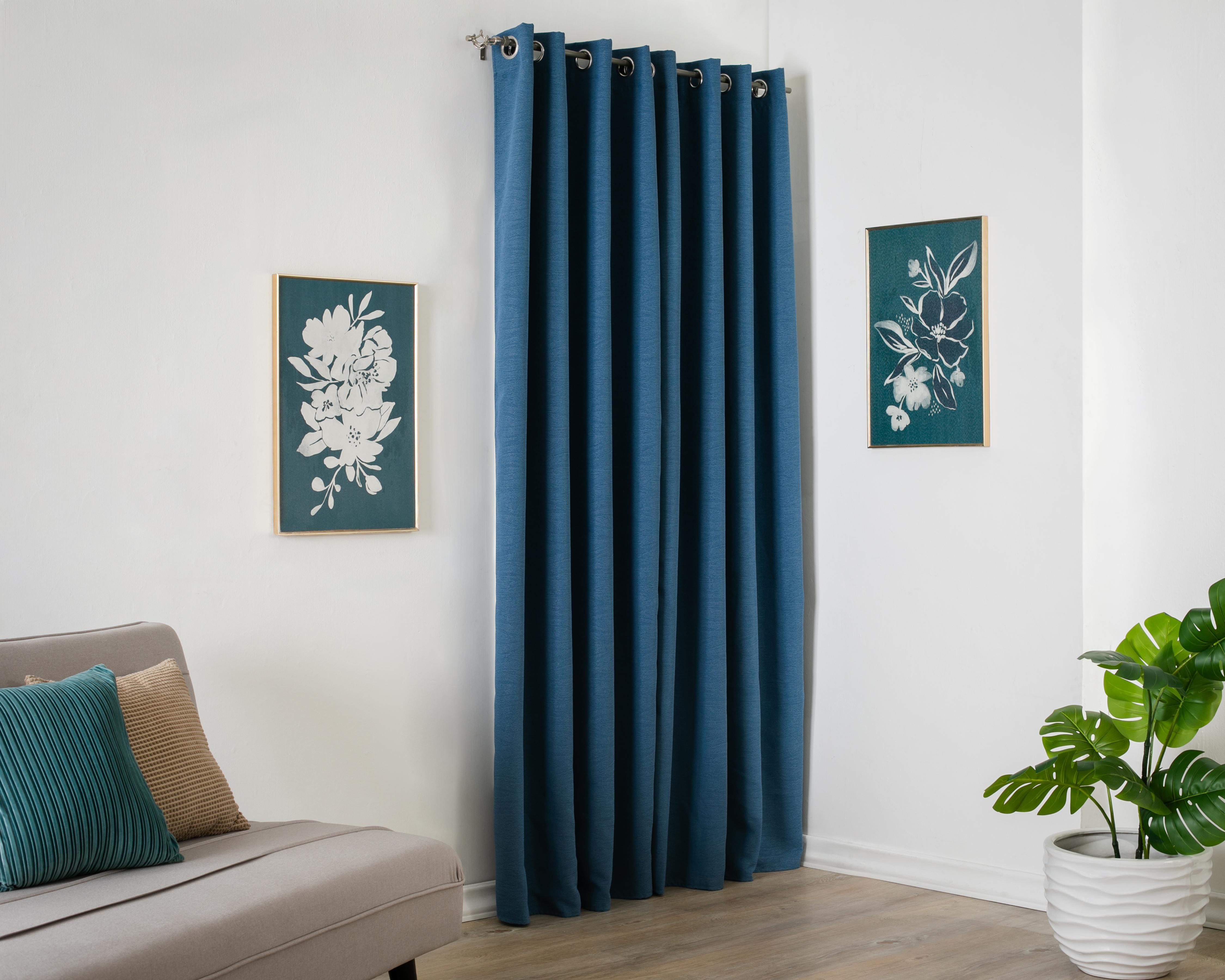 Foto 2 pulgar | Cortina Niky 135 x 225 cm Azul