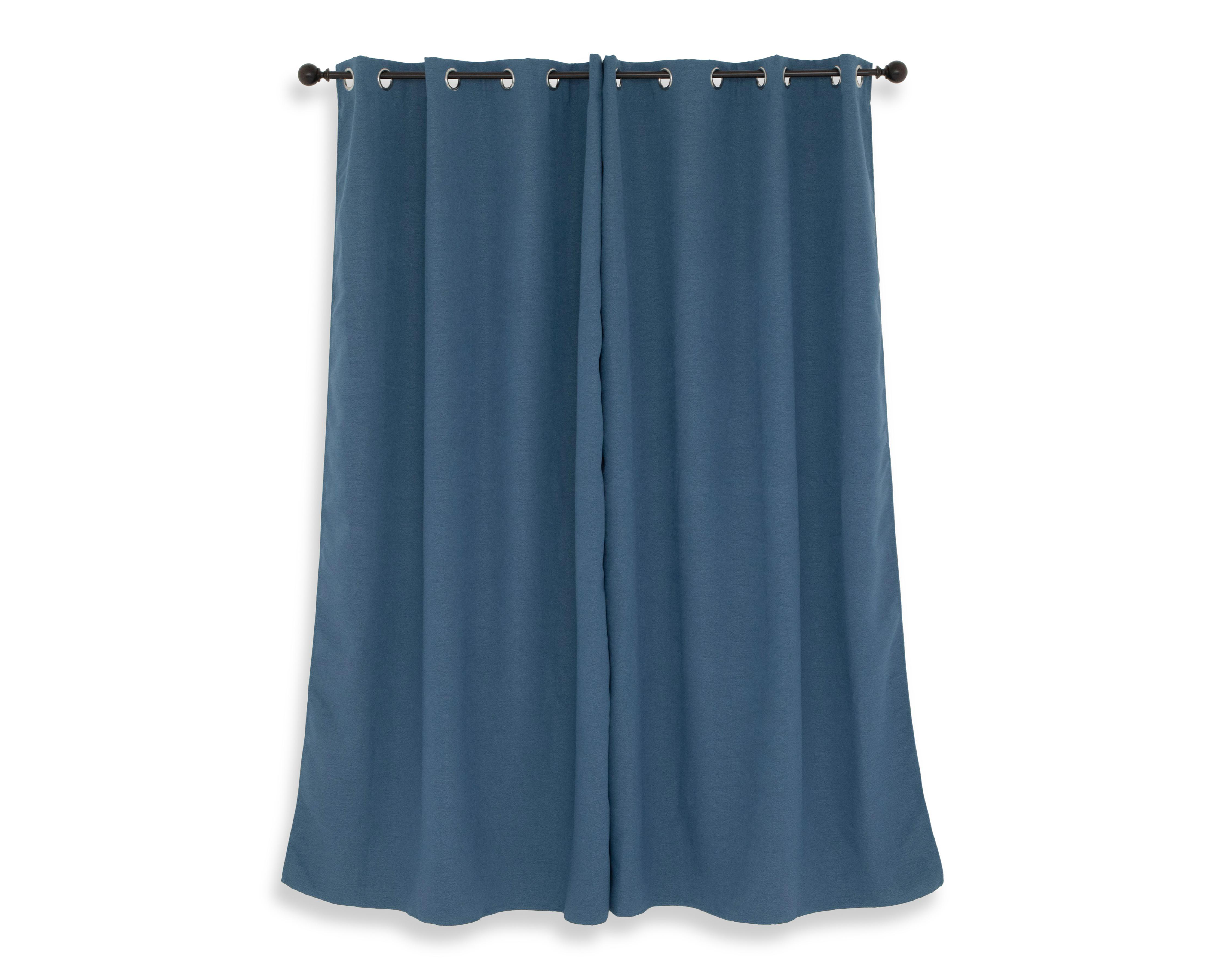 Foto 2 | Cortina Niky 135 x 225 cm Azul