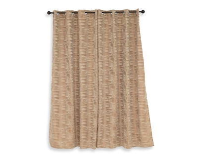 Foto 2 | Cortina Ricky 140 x 225 cm Dorada 2 Piezas