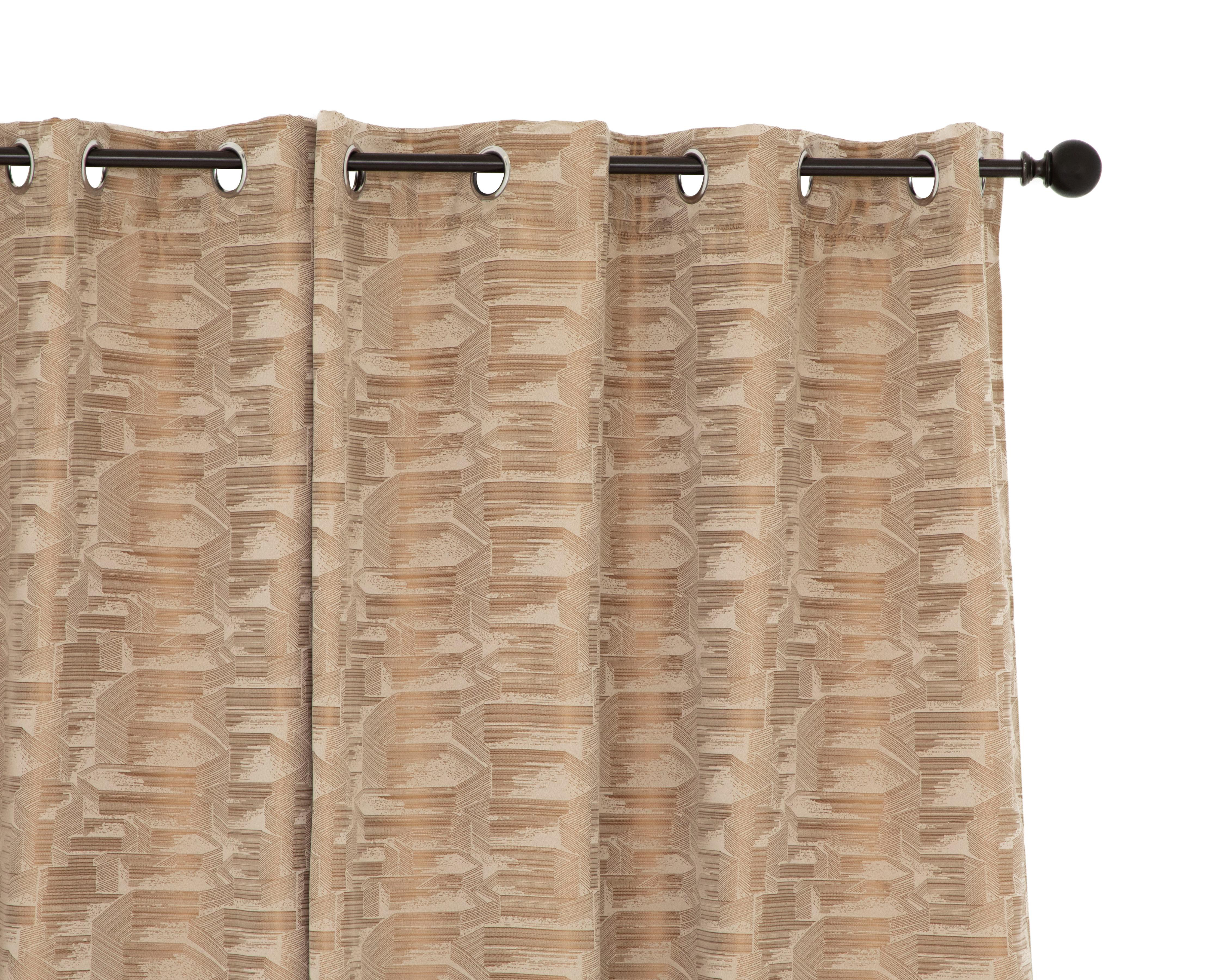 Foto 4 pulgar | Cortina Ricky 140 x 225 cm Dorada 2 Piezas