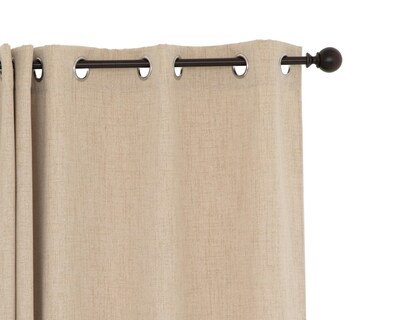 Foto 3 | Cortina Vicky 140 x 225 cm Beige 2 Piezas