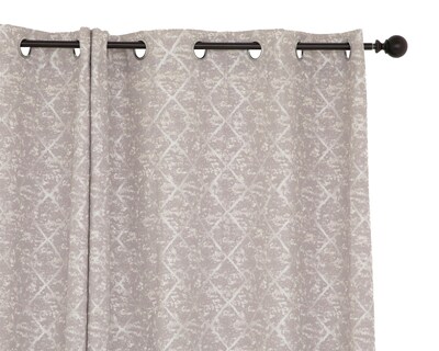 Foto 3 | Cortina Neiry 140 x 260 cm Gris 2 Piezas
