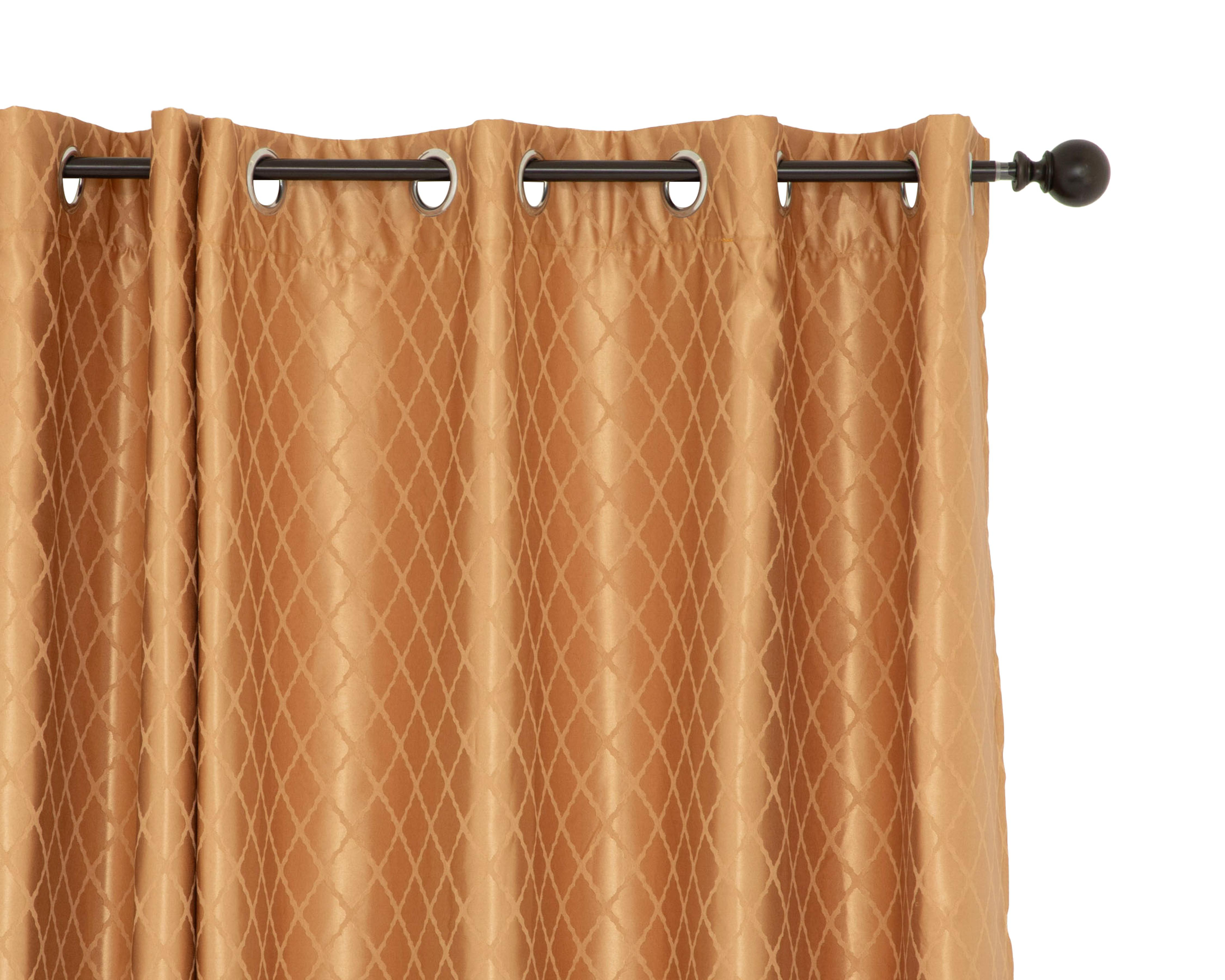 Foto 3 | Cortina Feiry 140 x 260 cm Cobre 2 Piezas