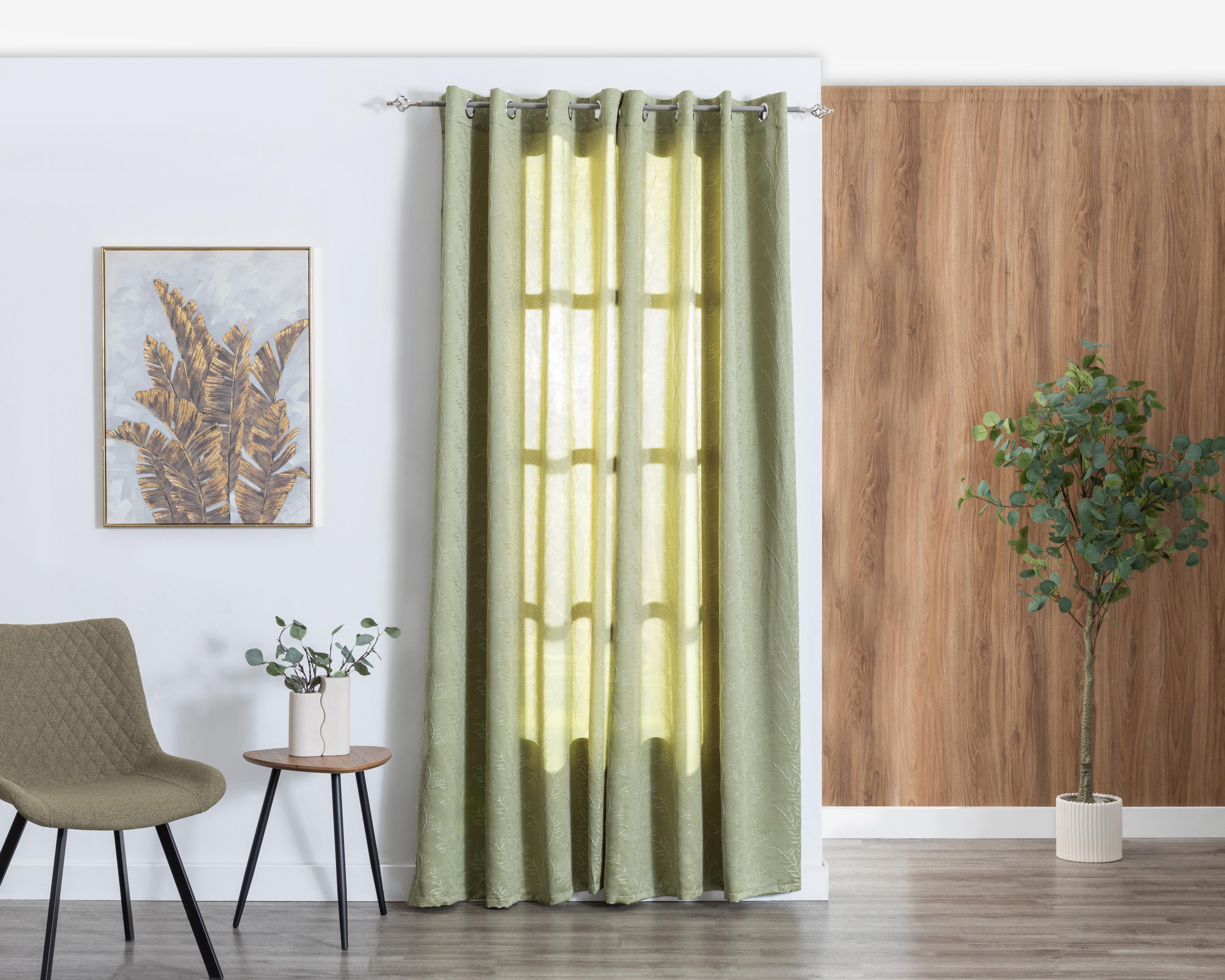 Foto 2 pulgar | Cortina Starhaus Carrie 140 x 225 cm Verde