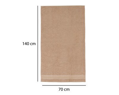 Foto 5 | Toalla de Baño Sola Textil Clarissa Beige 4 Piezas