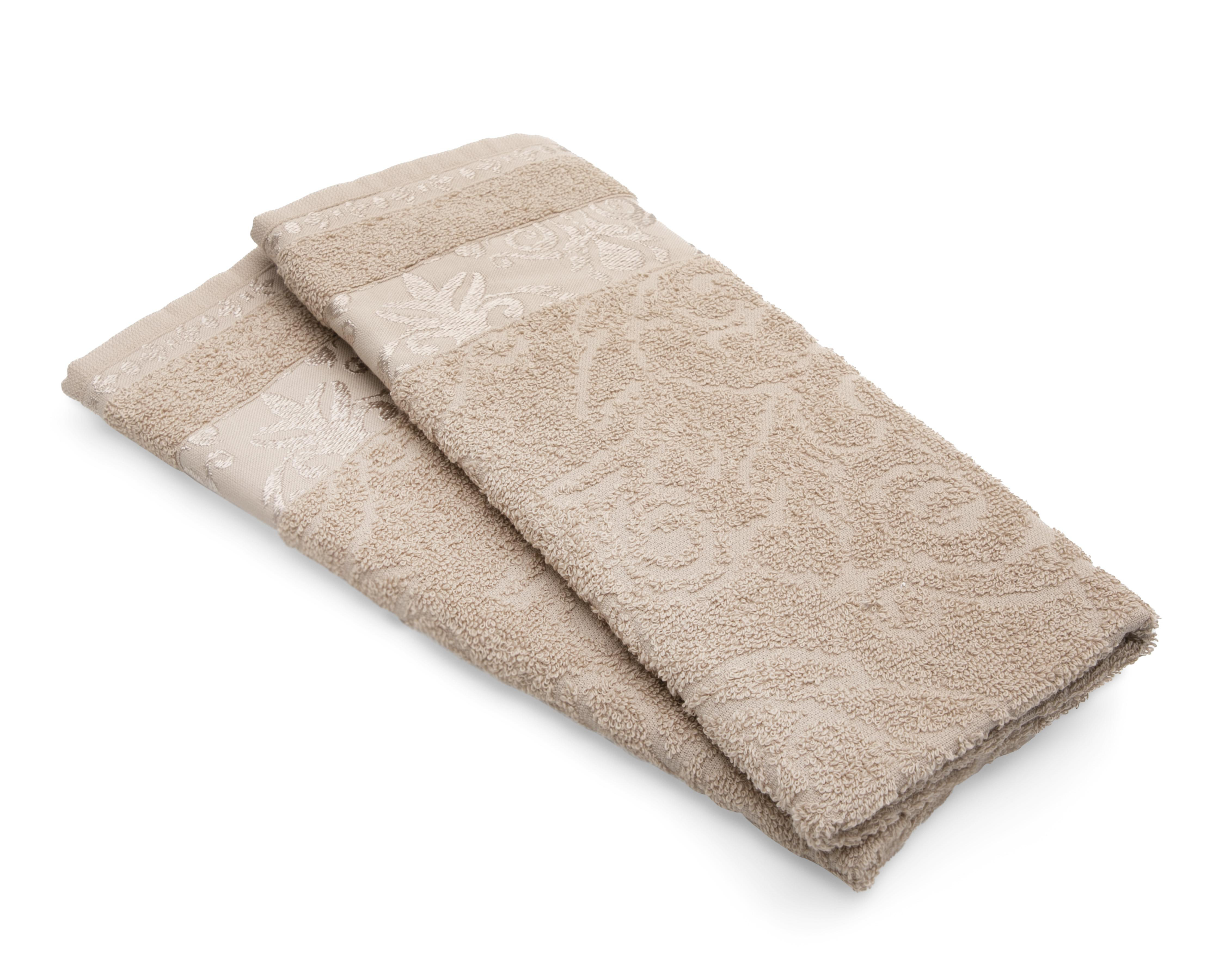 Toalla para Manos Sola Textil Carey Monarca Beige 2 Piezas