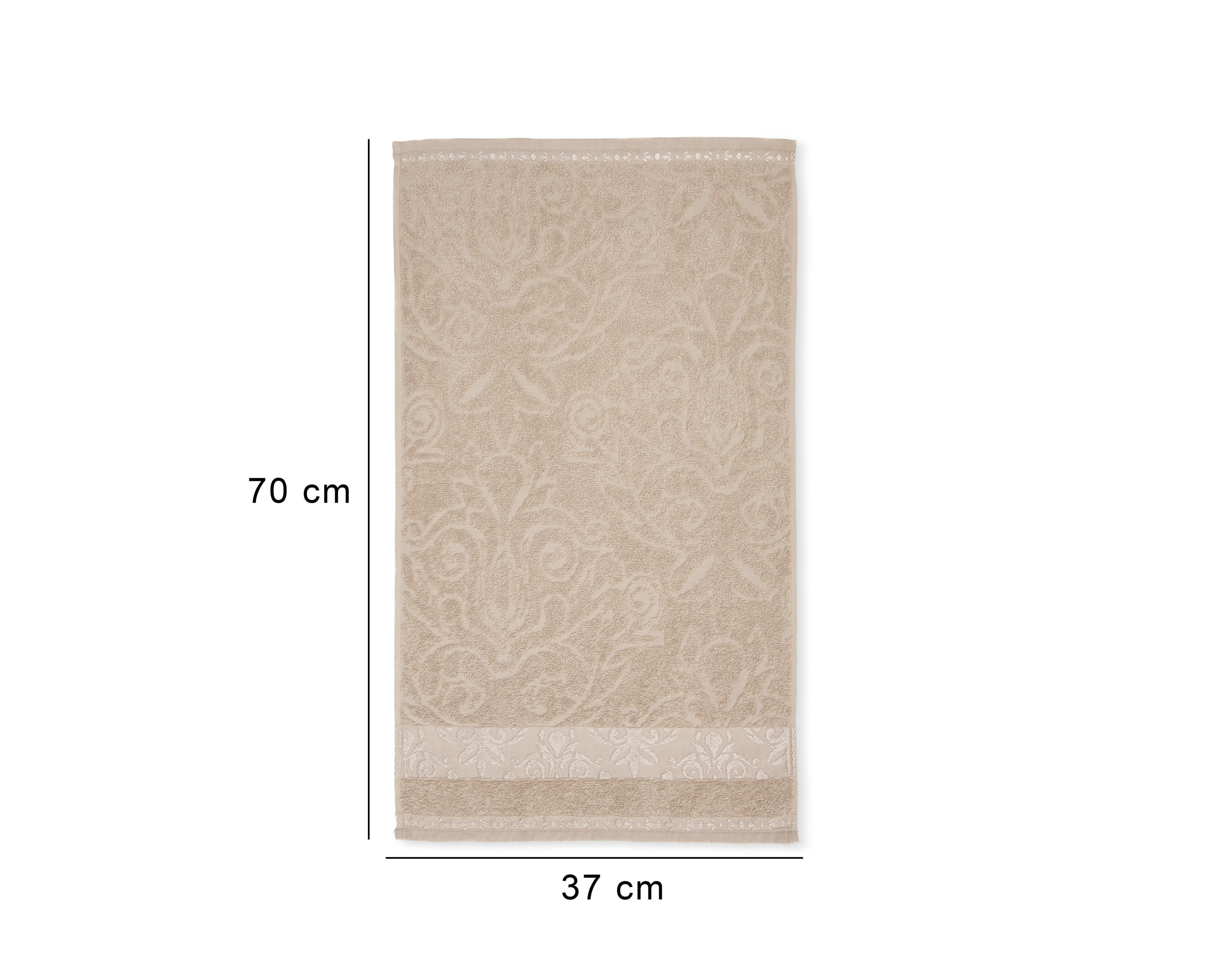 Foto 7 pulgar | Toalla para Manos Sola Textil Carey Monarca Beige 2 Piezas