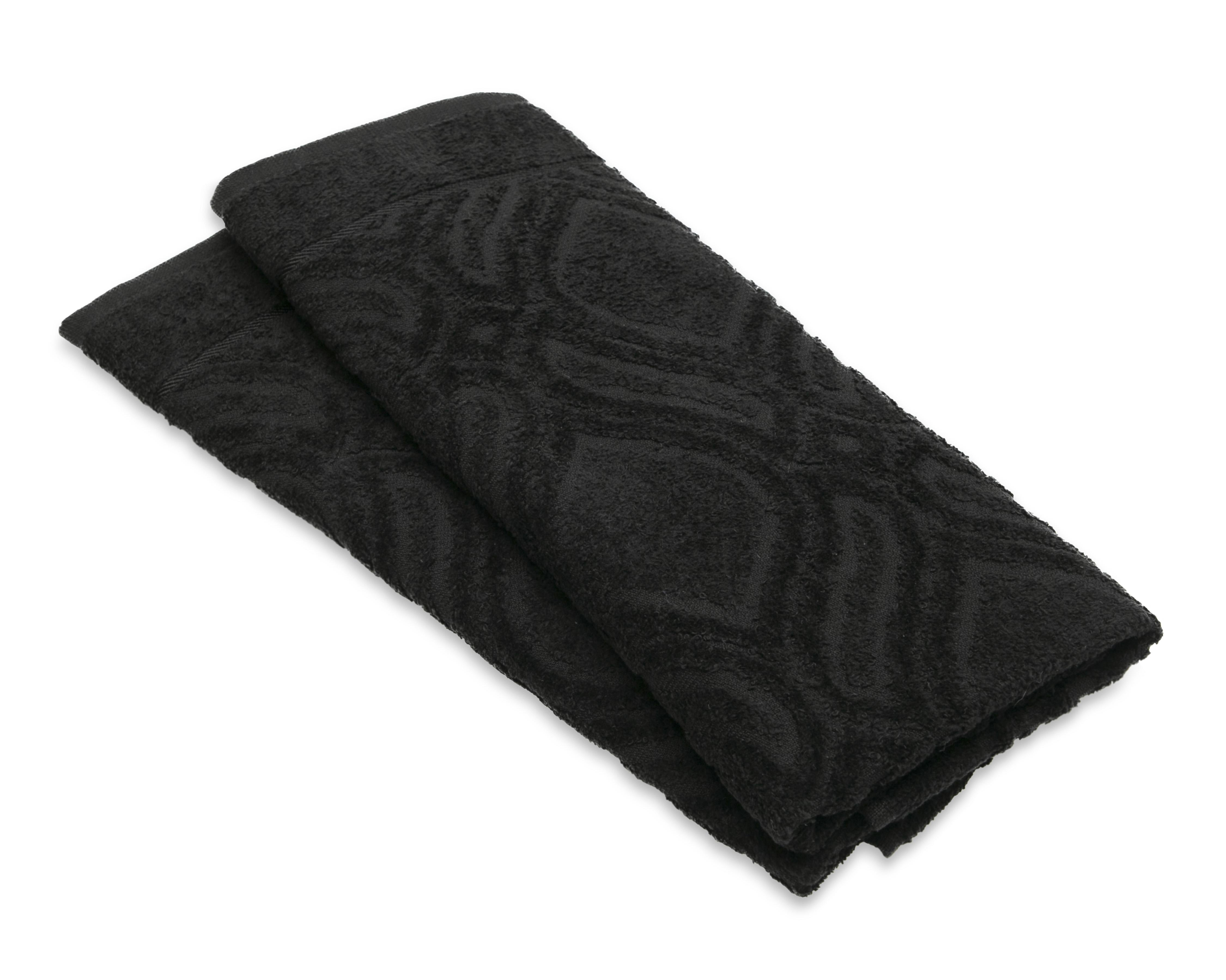 Toalla para Manos Sola Textil Carey Negro 2 Piezas $139