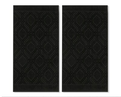 Foto 4 | Toalla para Manos Sola Textil Carey Negro 2 Piezas