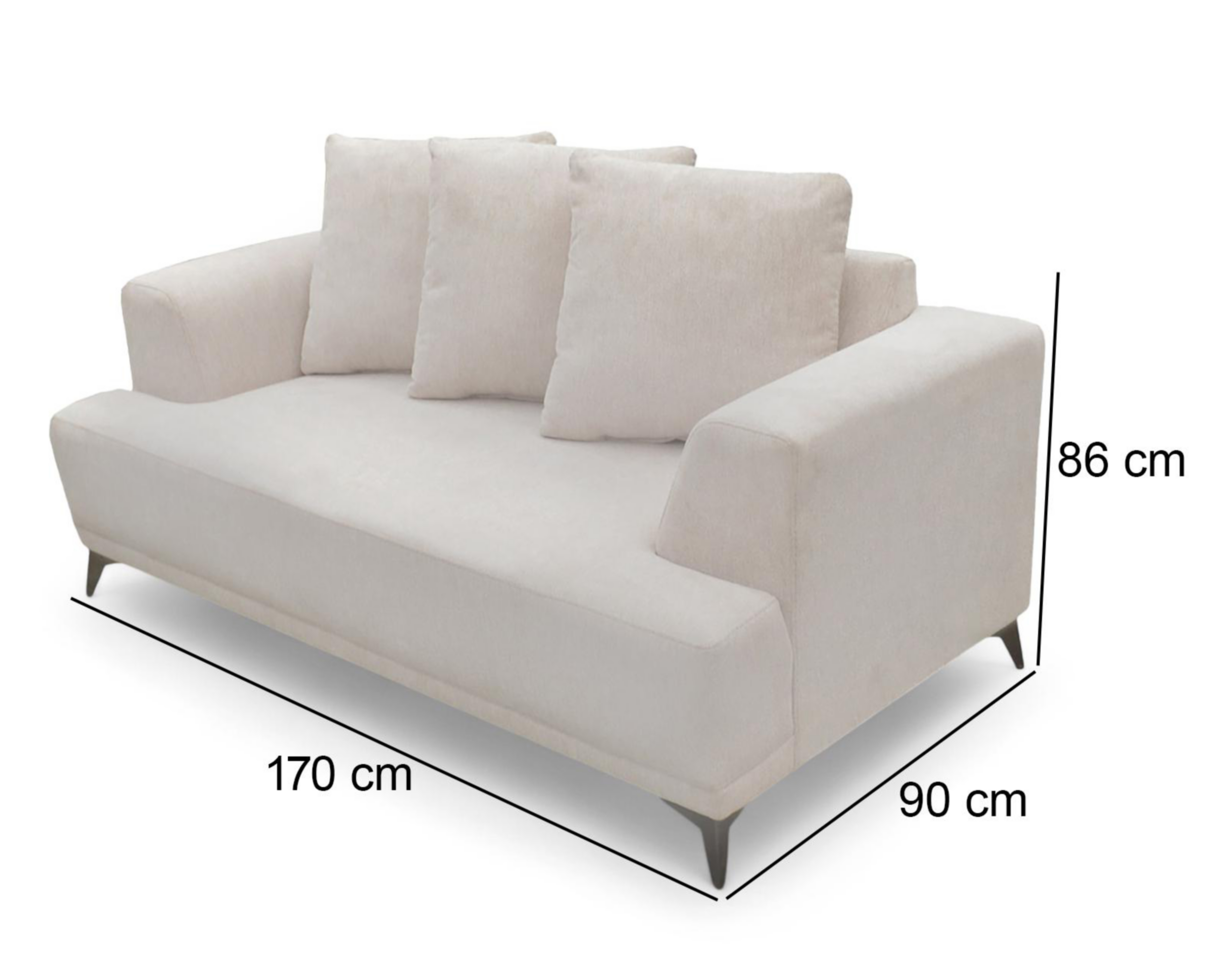 Foto 7 pulgar | Loveseat Brianna Contemporáneo