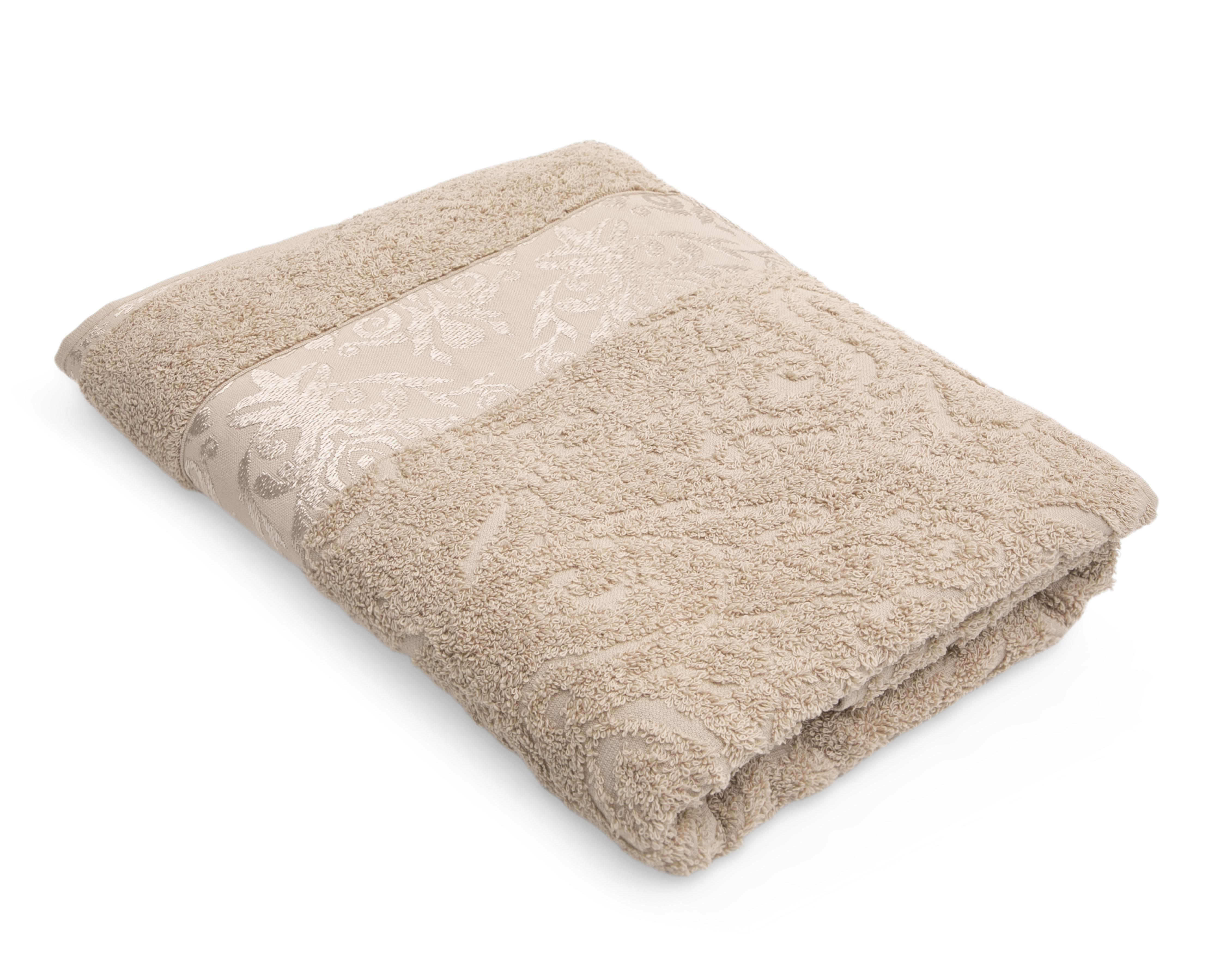 Toalla de Baño Sola Textil Monarca Plus Beige de Algodón