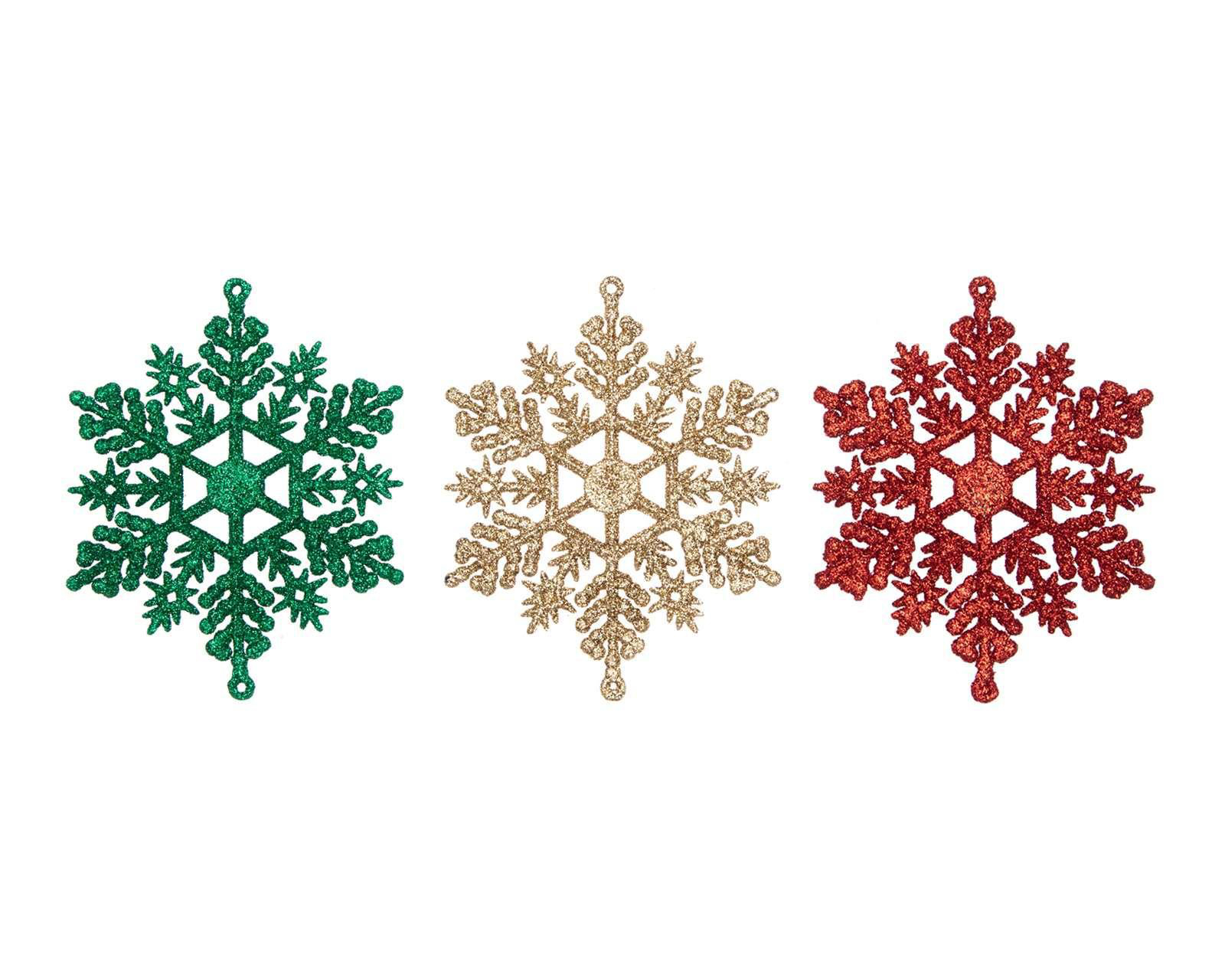 Foto 2 pulgar | Colgantes Tradiotional Snow Flakes 6 Piezas