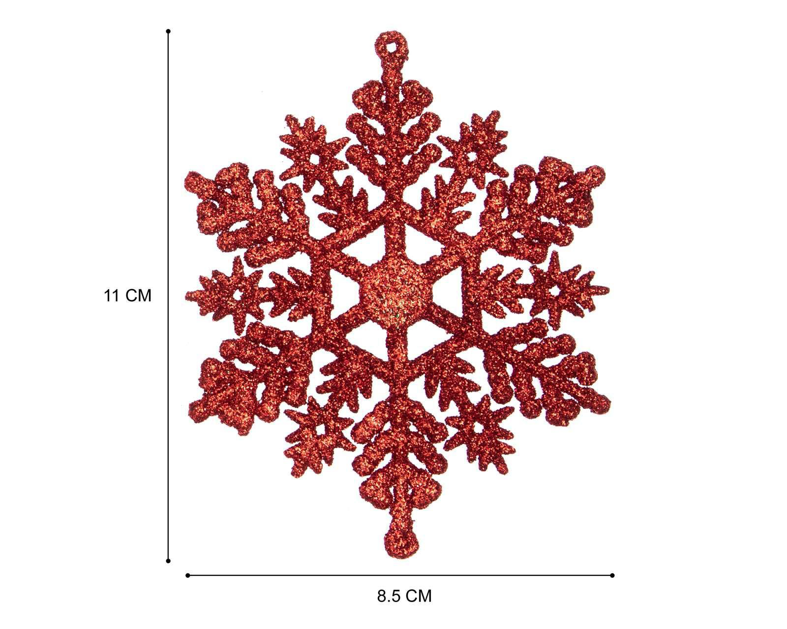 Foto 6 pulgar | Colgantes Tradiotional Snow Flakes 6 Piezas