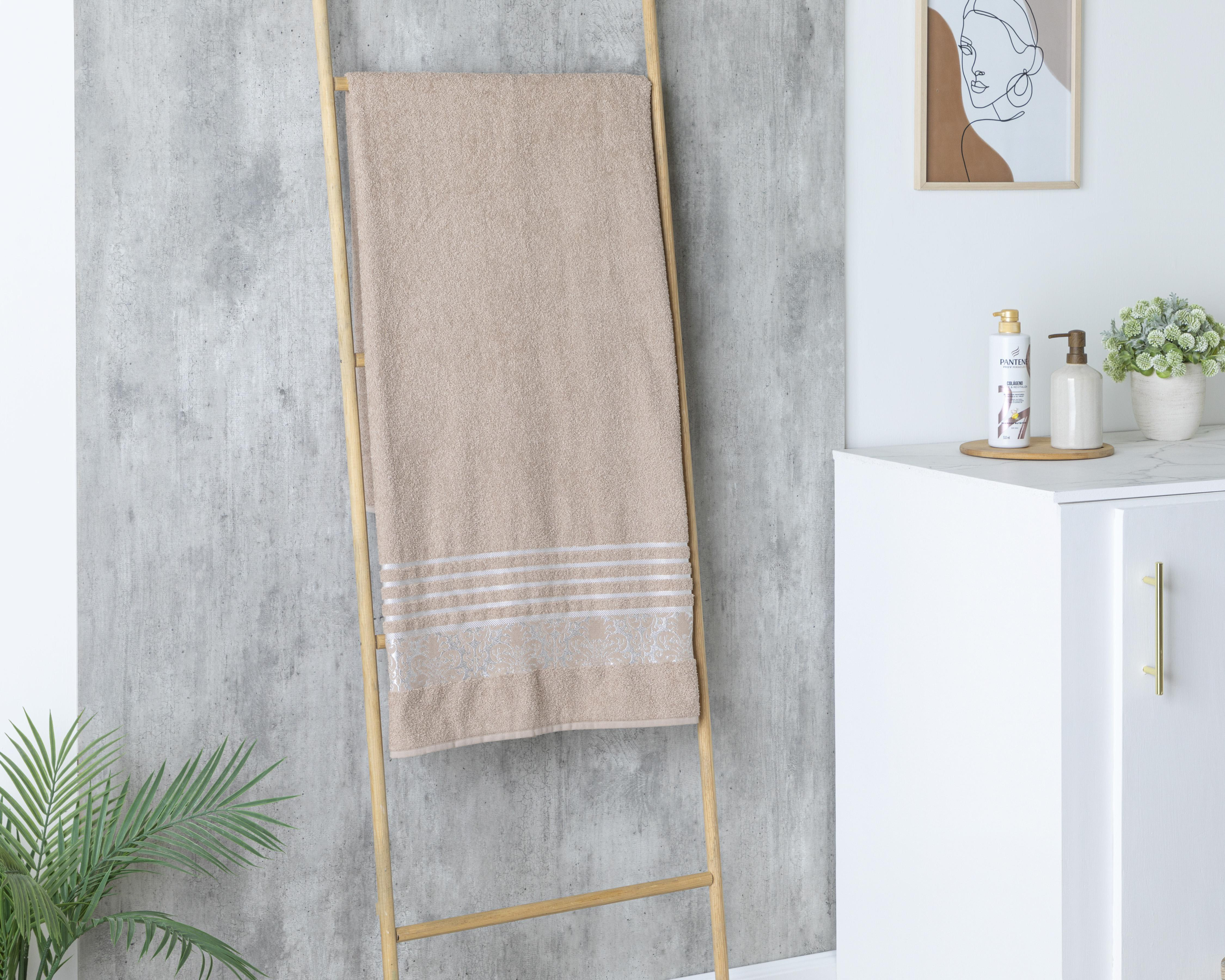 Foto 4 pulgar | Toalla de Baño Sola Textil Lisboa Plus Beige