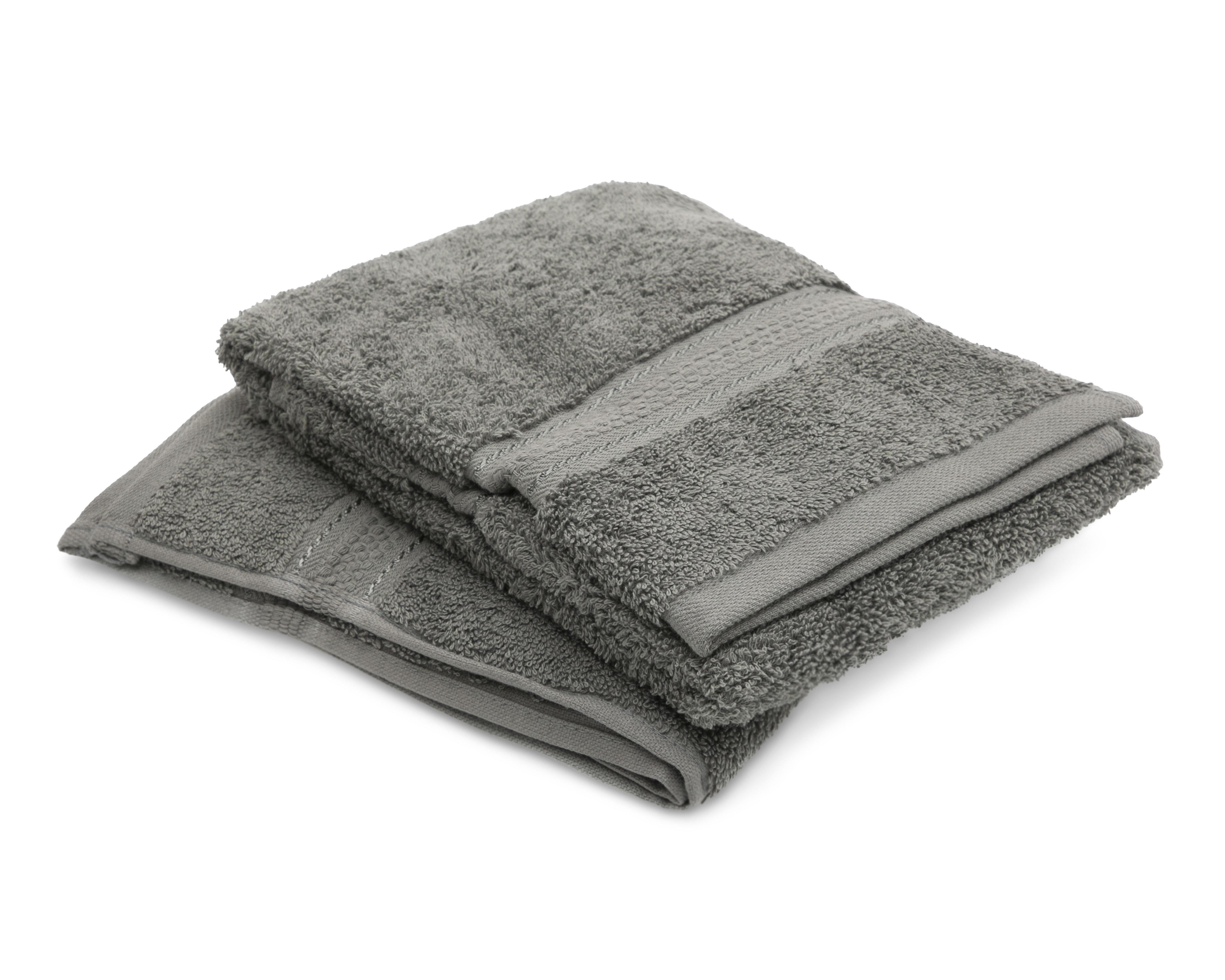 Toalla para Manos Cottonella Petra Gris 2 Piezas $119