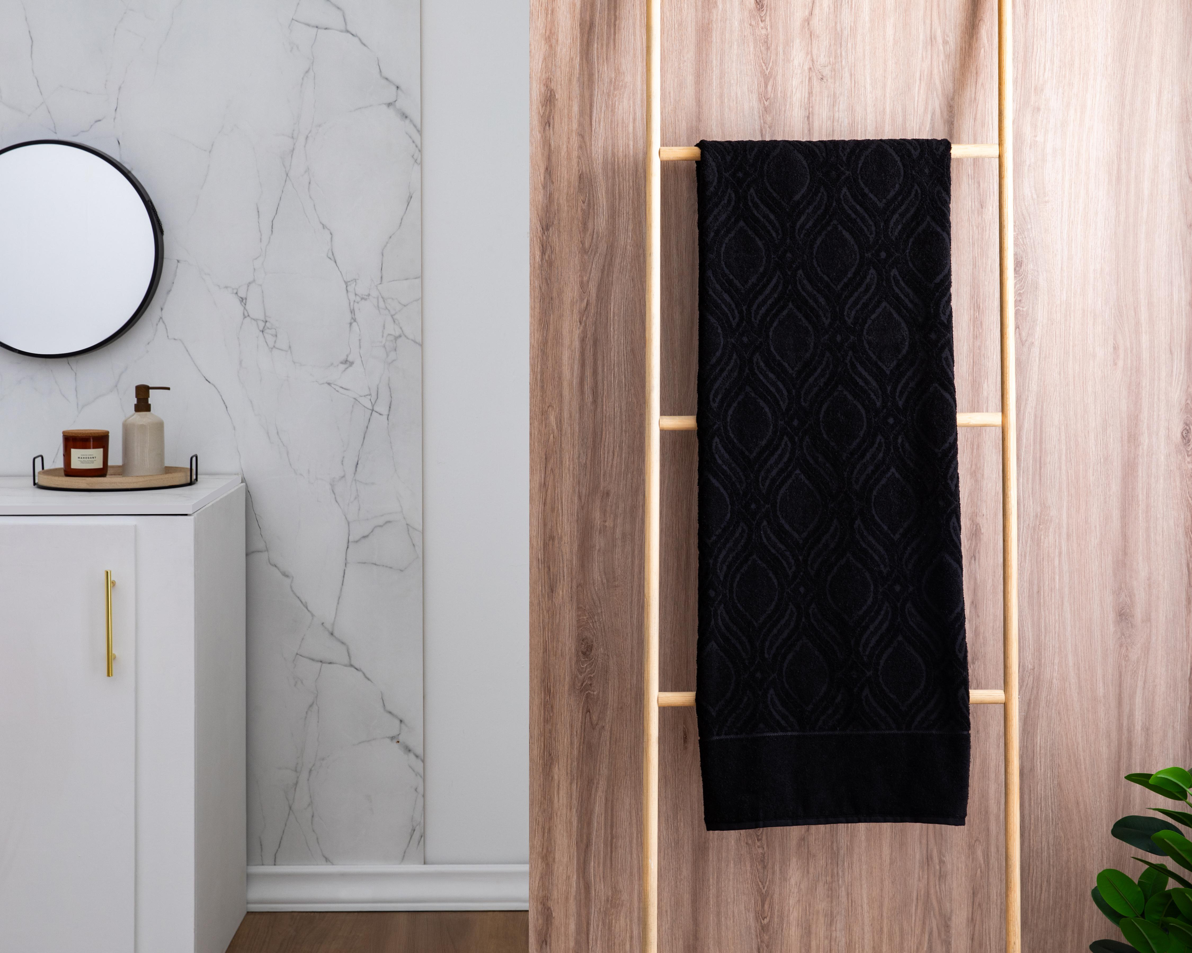 Foto 4 | Toalla de Medio Baño Starhaus Carey Negro