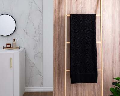 Foto 4 | Toalla de Medio Baño Starhaus Carey Negro