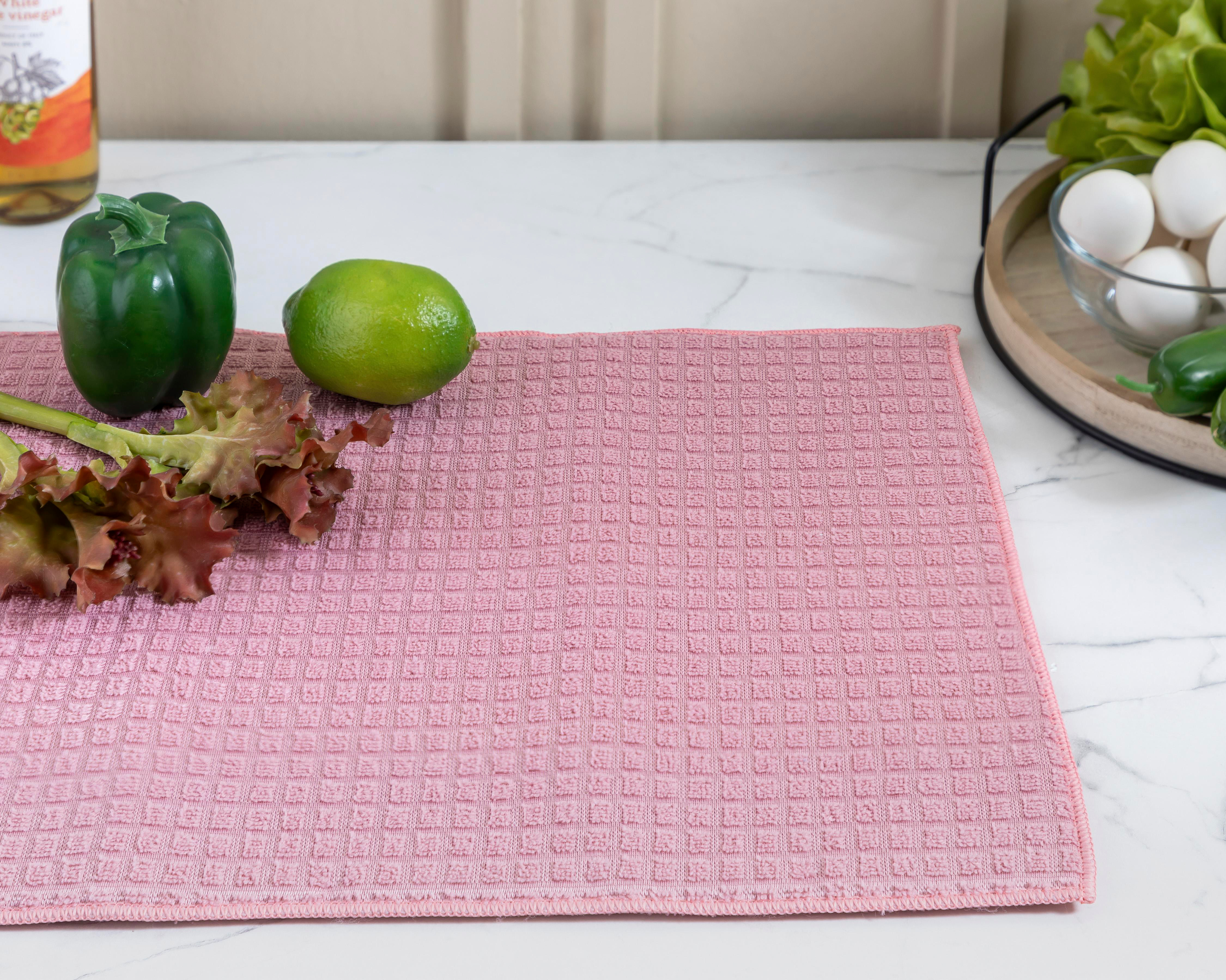 Foto 5 pulgar | Toalla de Cocina Brina Rosa