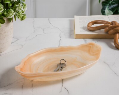 Foto 4 | Platón Decorativo Milly de Vidrio