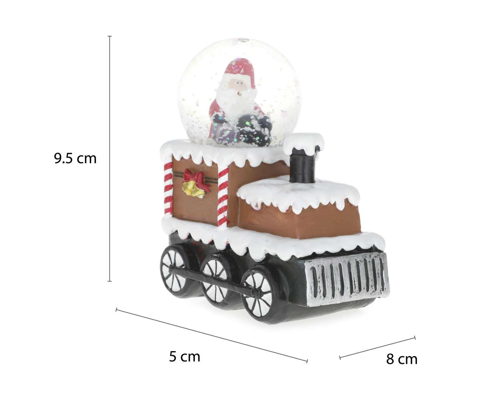Foto 5 | Bola de Cristal Santa Trenecito 1 Pieza