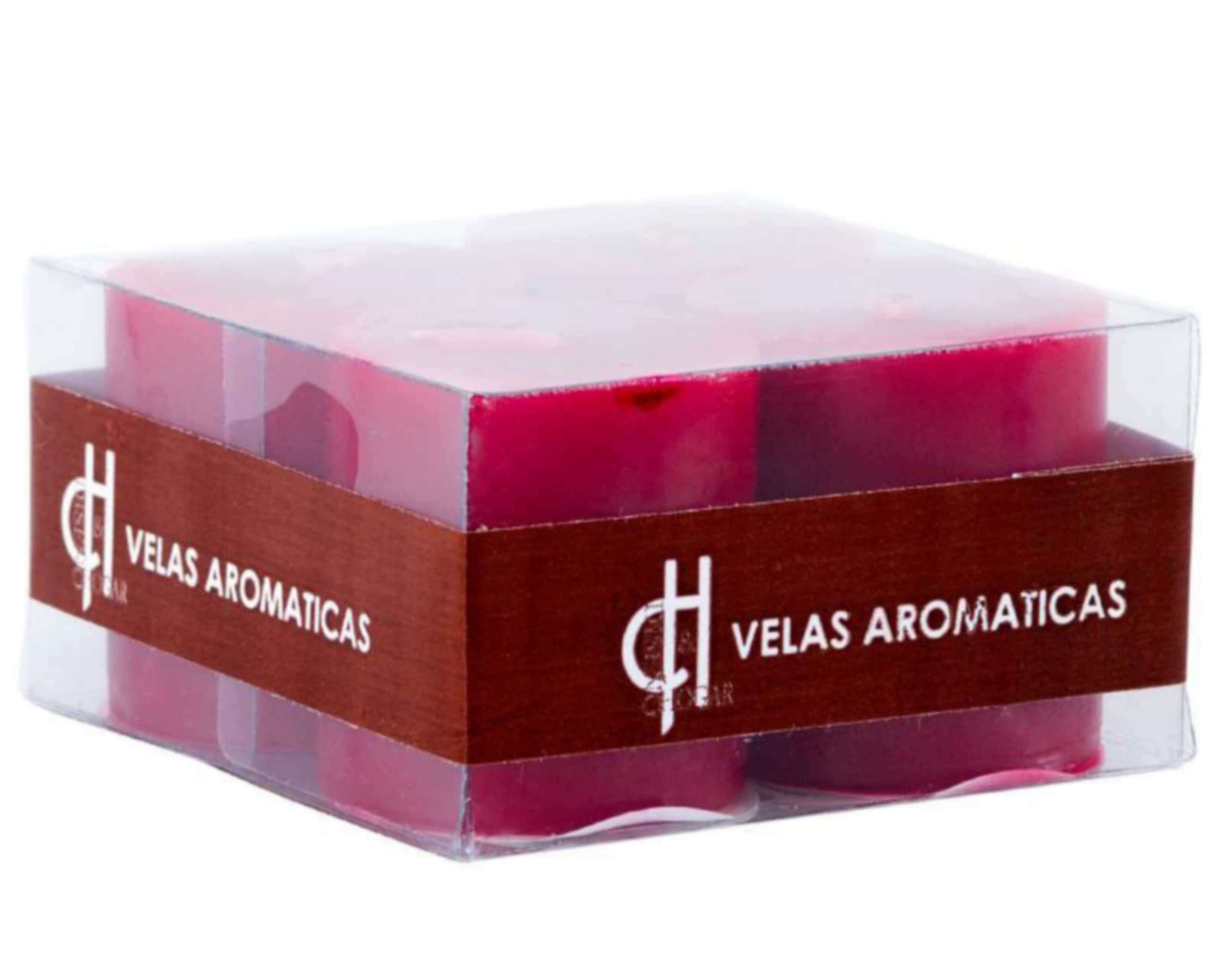 Foto 2 | Set de Velas Aromáticas Rojas