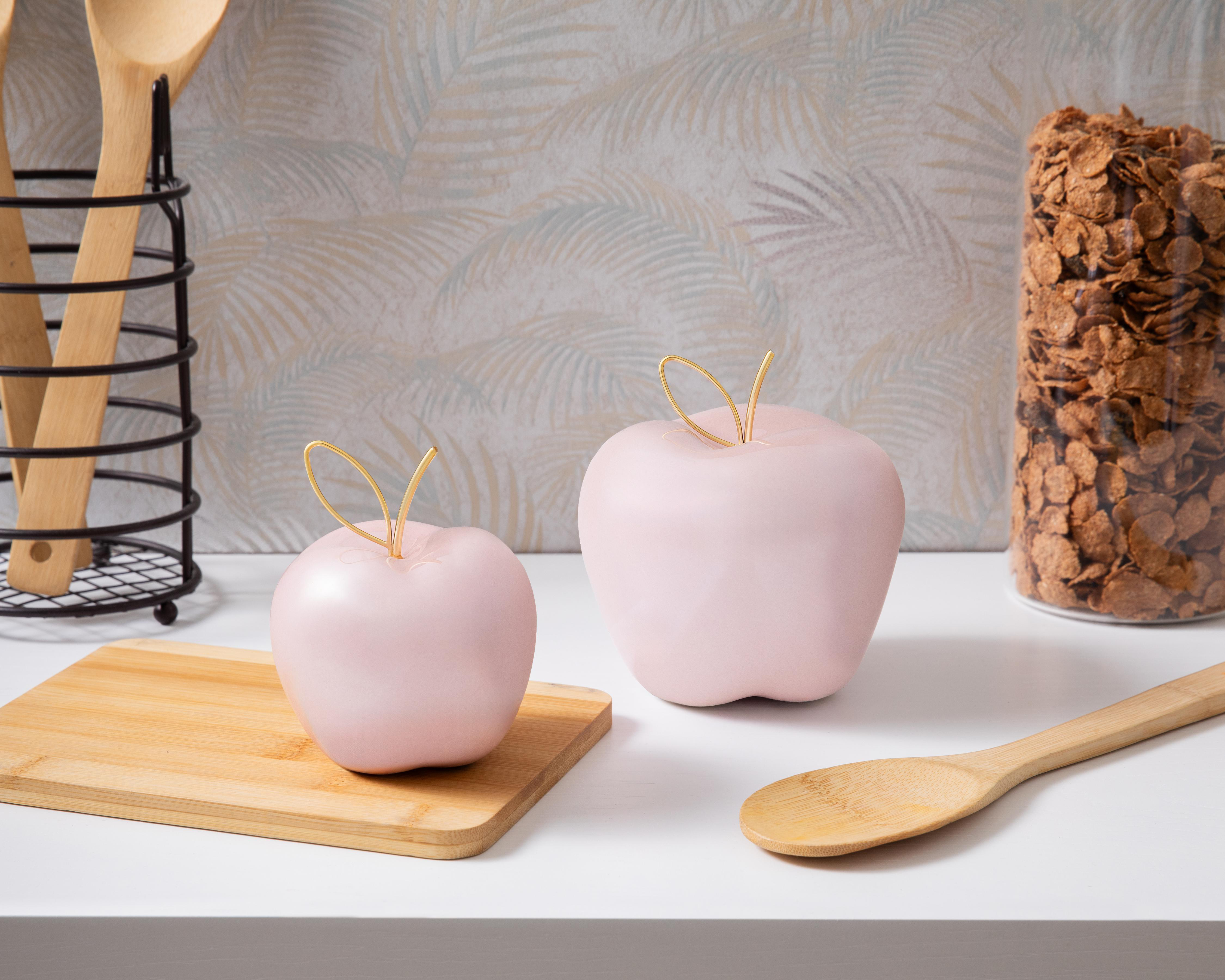 Foto 4 | Escultura de Manzana Neville de Cerámica