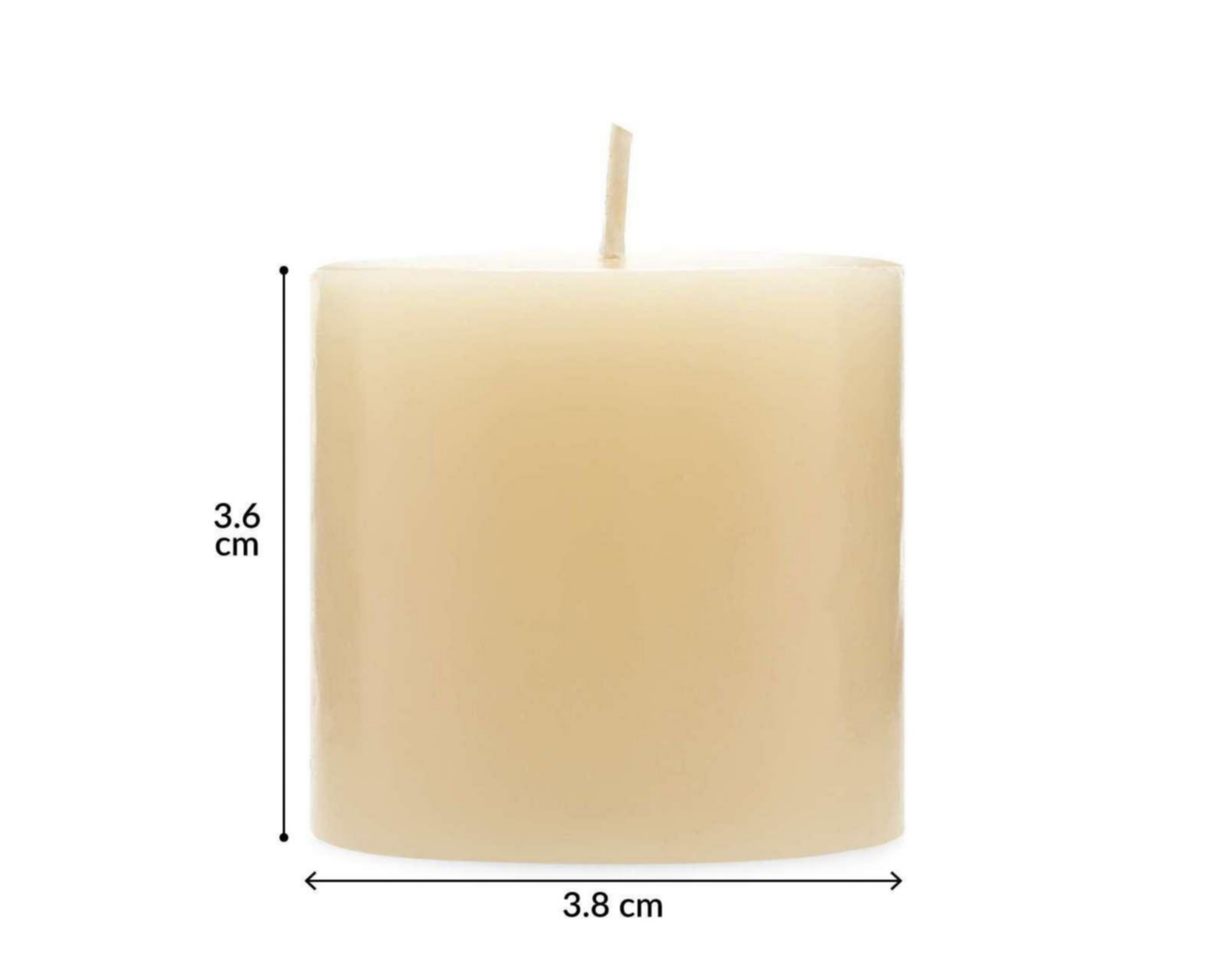 Foto 5 pulgar | Set de Velas Aromáticas Beige