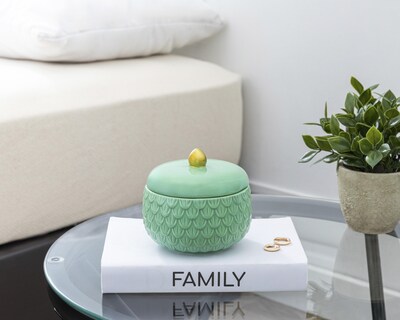 Foto 4 | Joyero de Cerámica Starhaus Tafy Verde