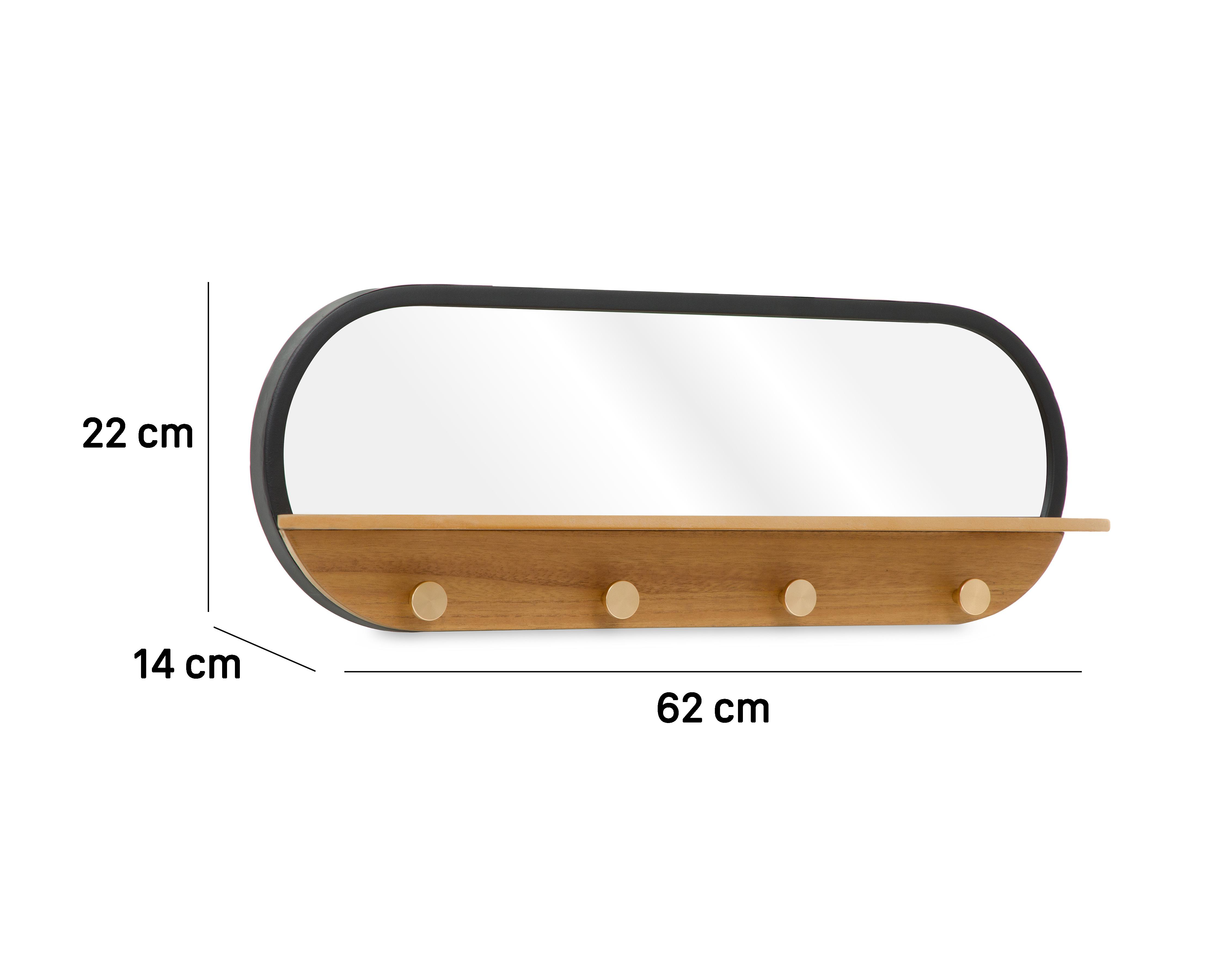 Foto 6 pulgar | Repisa de Madera Starhaus 62 cm