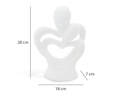 Foto 5 | Escultura Couple de Cerámica