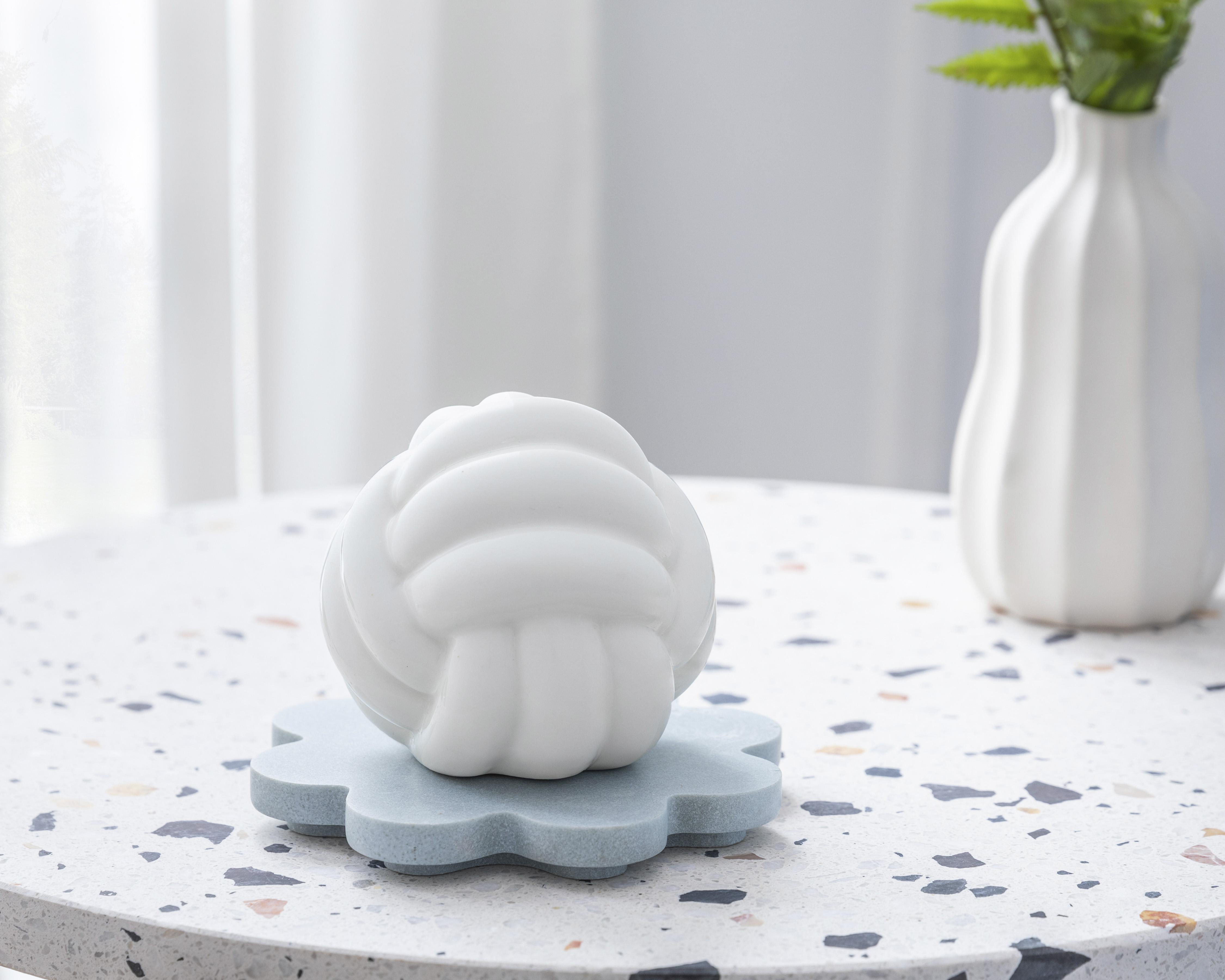 Foto 4 | Escultura de Nudo Ball Whi de Cerámica
