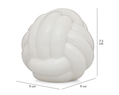 Foto 5 | Escultura de Nudo Ball Whi de Cerámica
