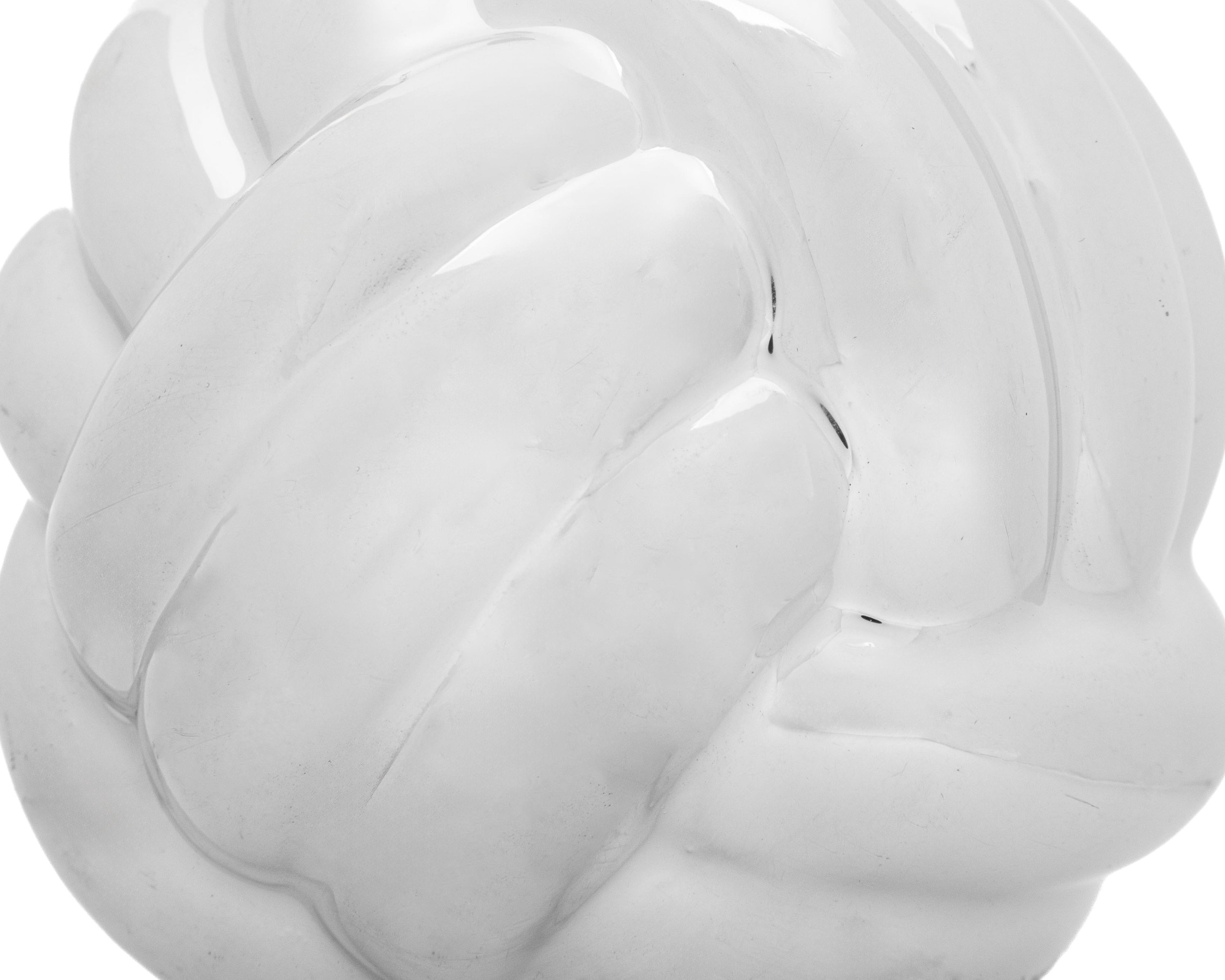 Foto 4 pulgar | Escultura de Nudo Ball Silver de Cerámica