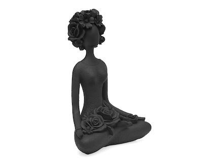 Foto 2 | Escultura de Mujer Sentada Any C de Resina